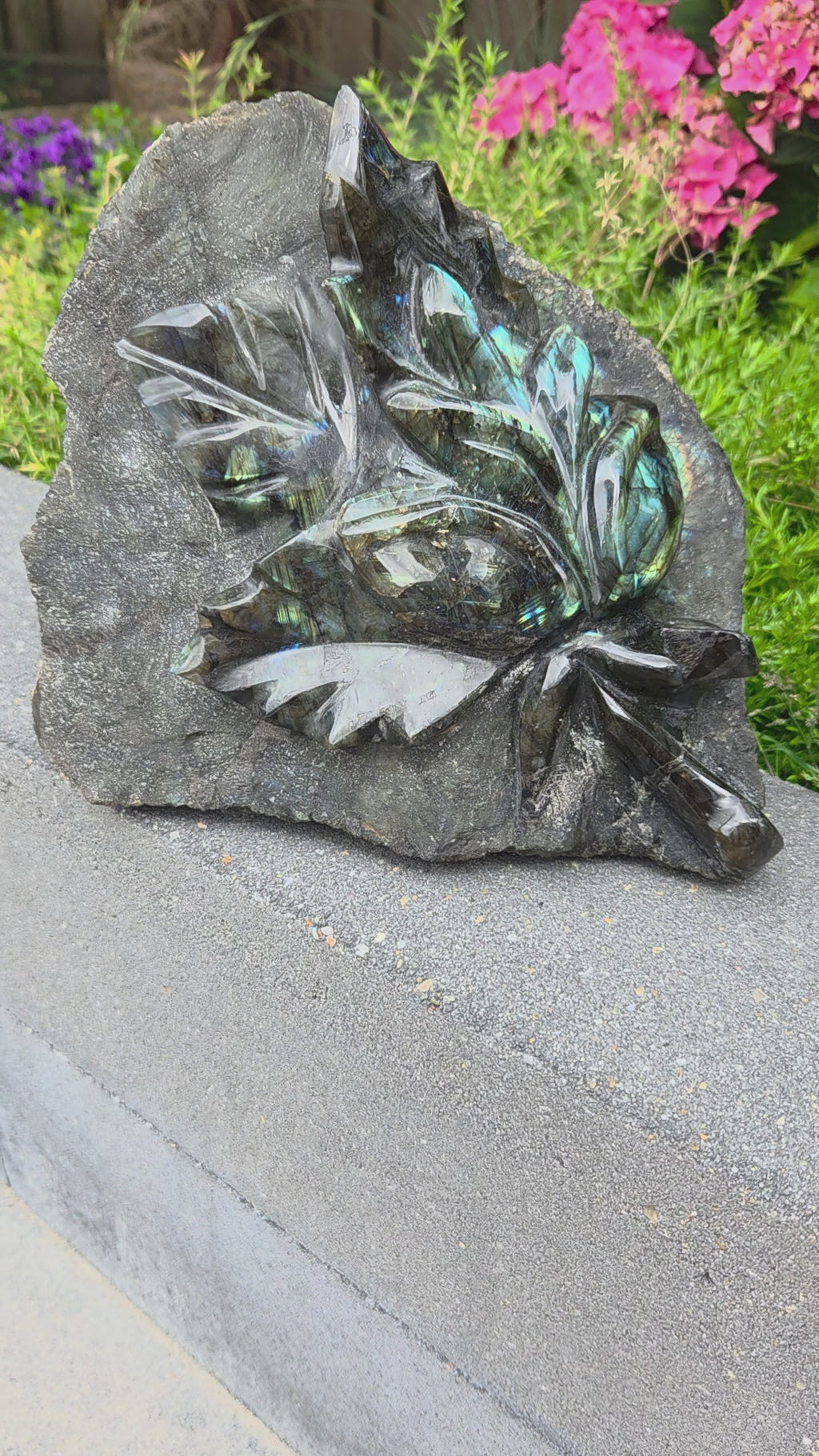 Labradoriet carving 6 kg