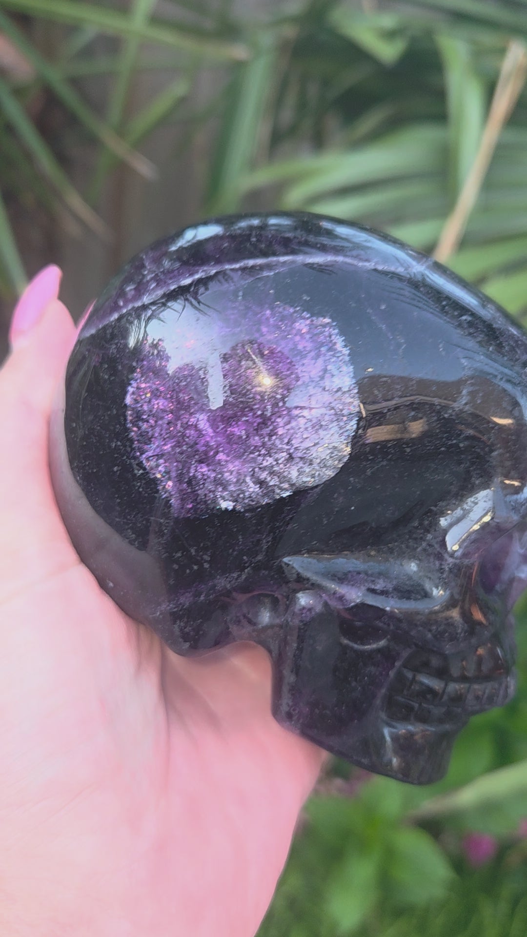 AAA kwaliteit grootte amethist skull