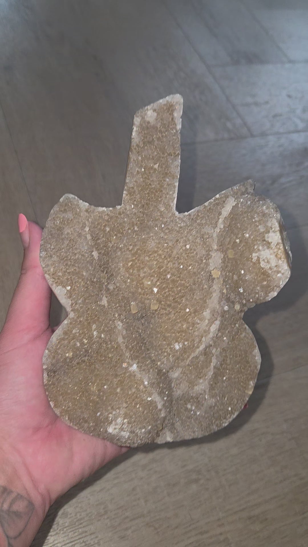 Unieke amethist gitaar
