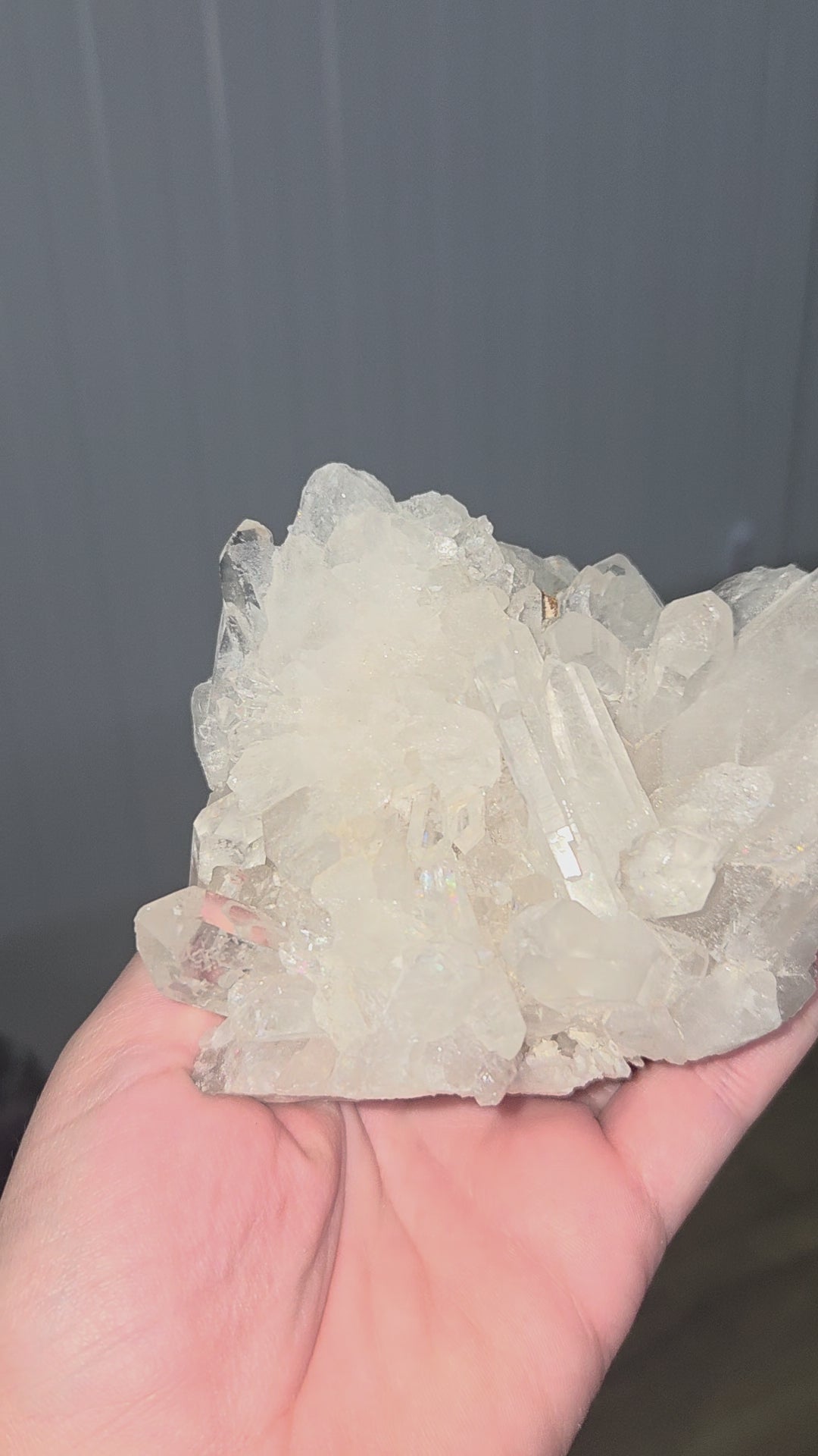 Prachtige bergkristal cluster