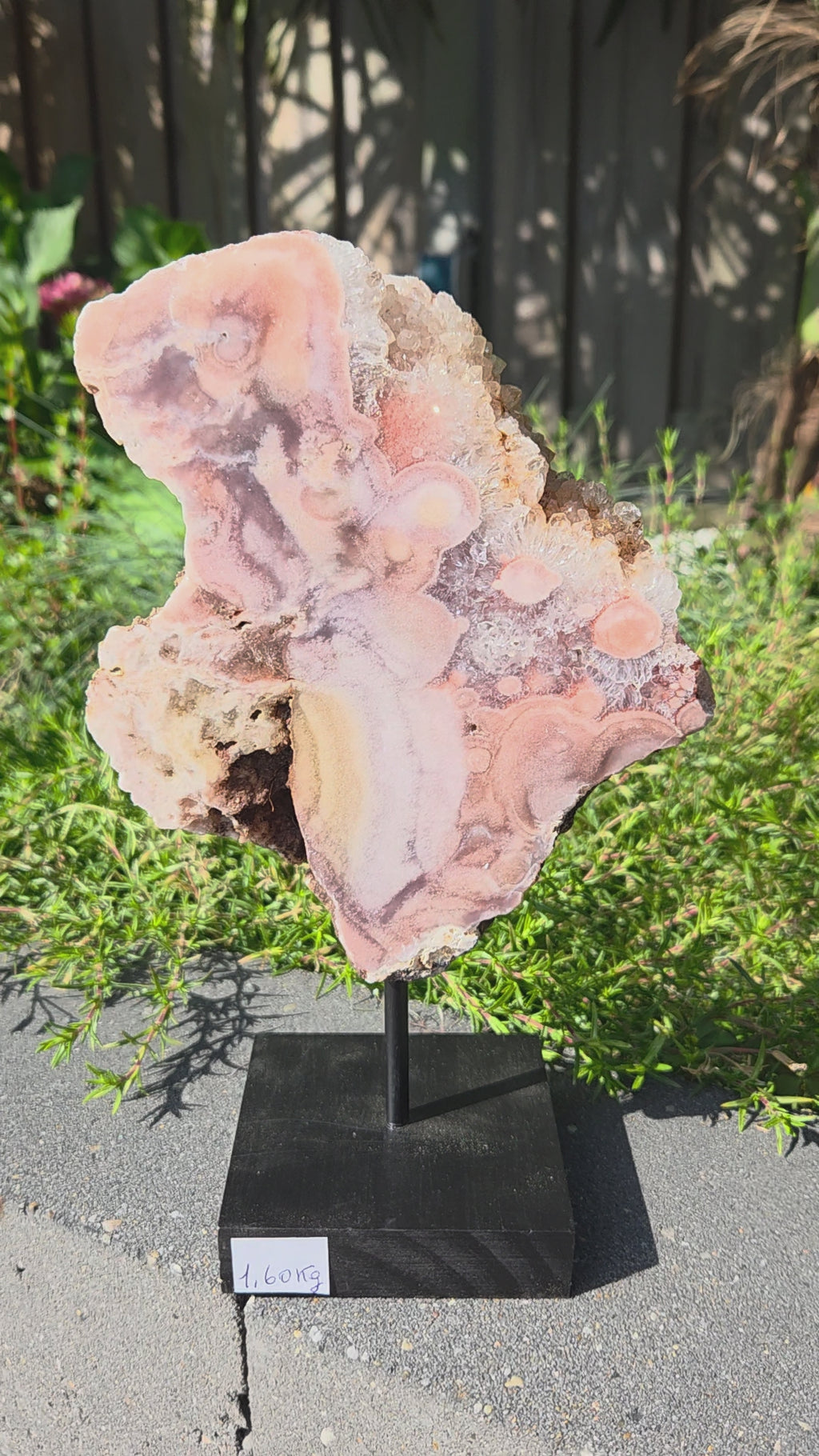 Roze amethist slab
