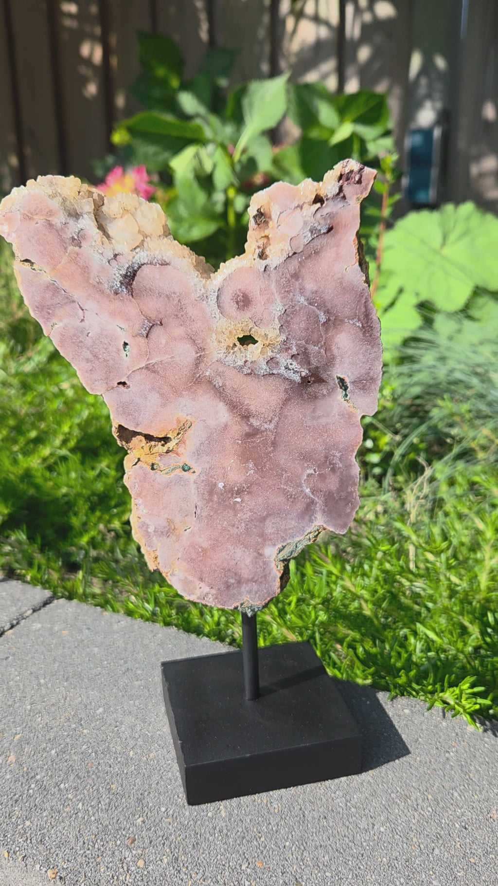 Roze amethist slab