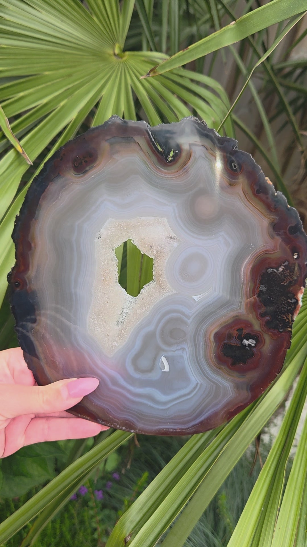 Unieke agaat slab