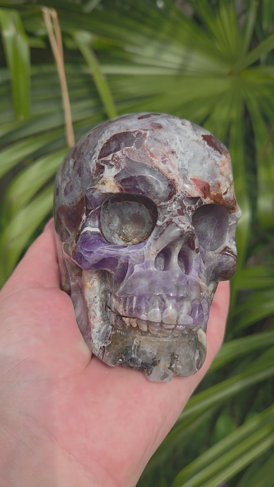 A+ kwaliteit amethist skull