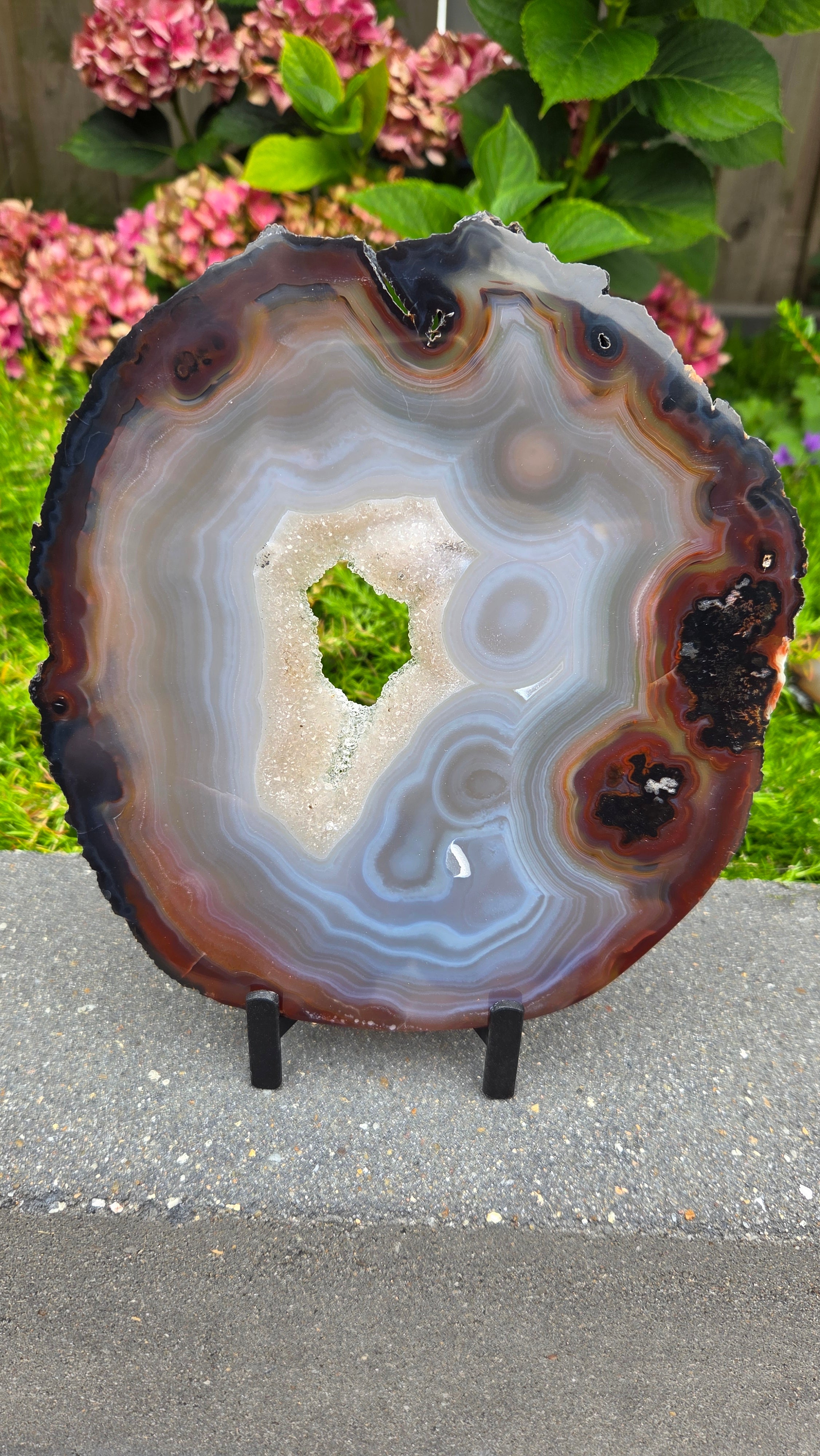Unieke agaat slab
