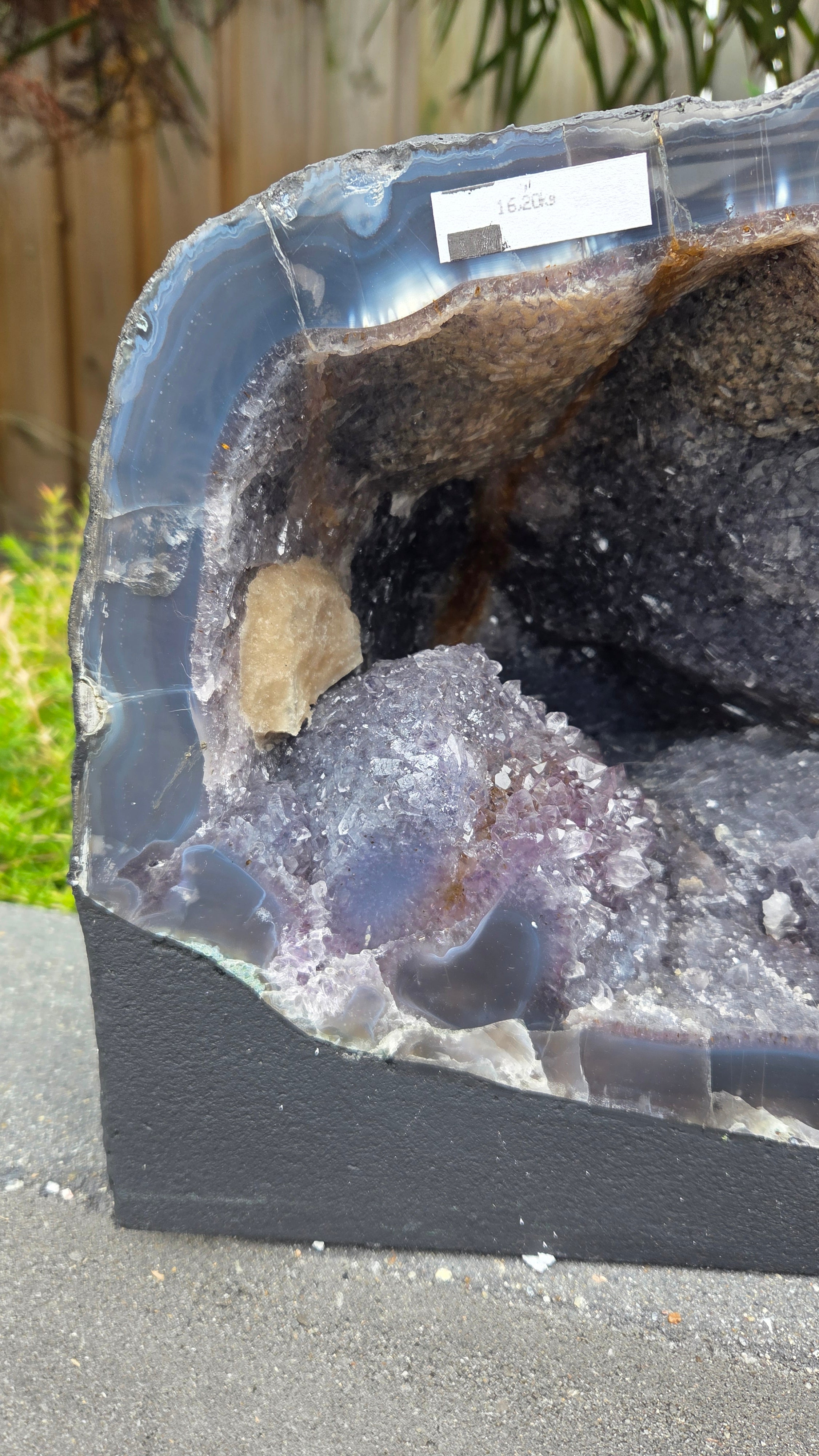 Amethist geode Brazilië