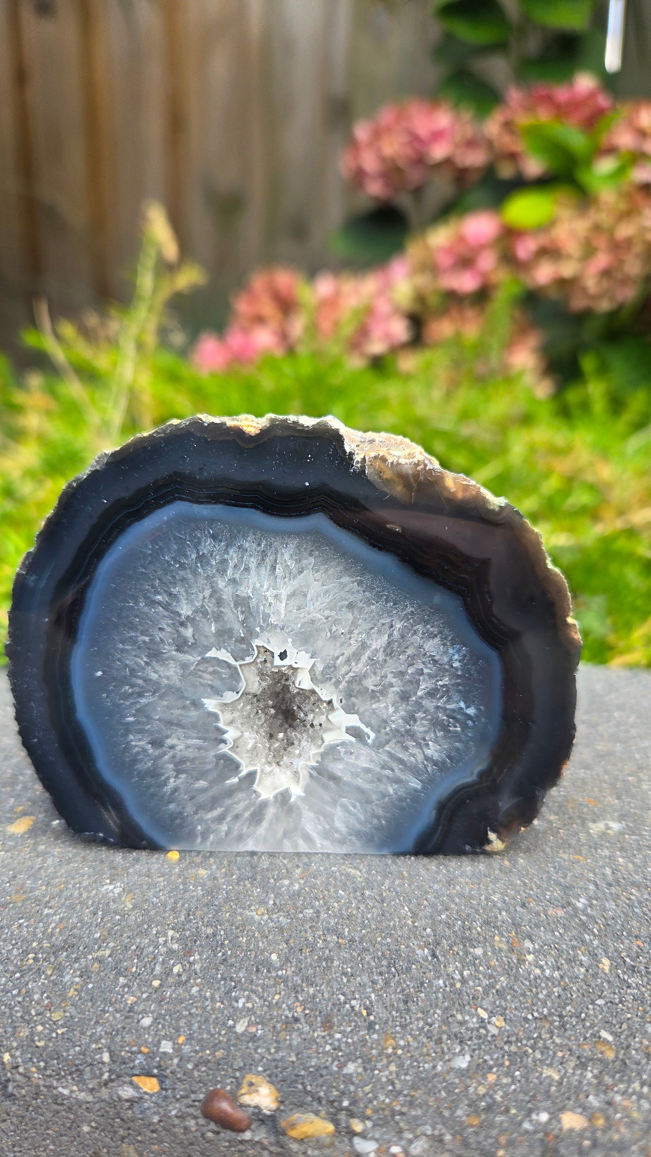 Agaat geode cutbase