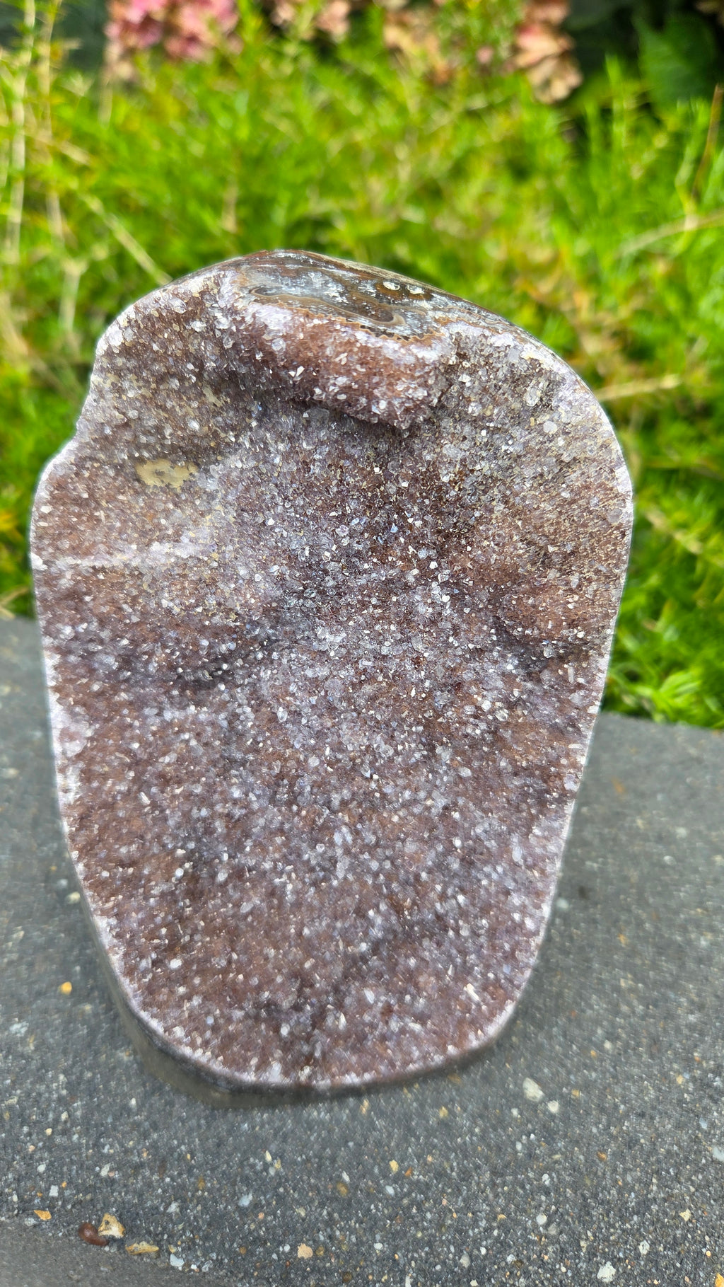 Amethist op standvlak