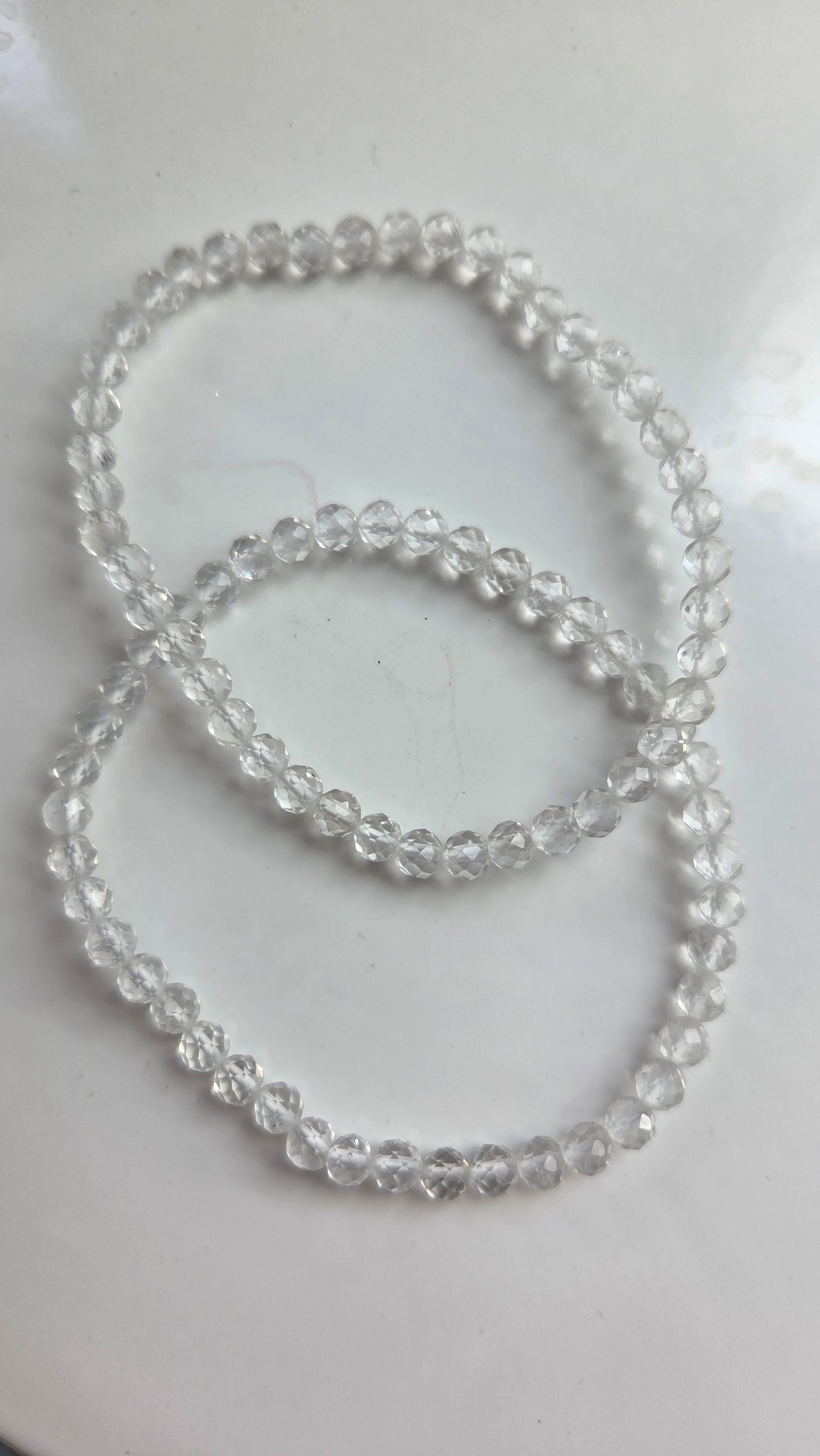 Bergkristal Facetarmband | 4 mm