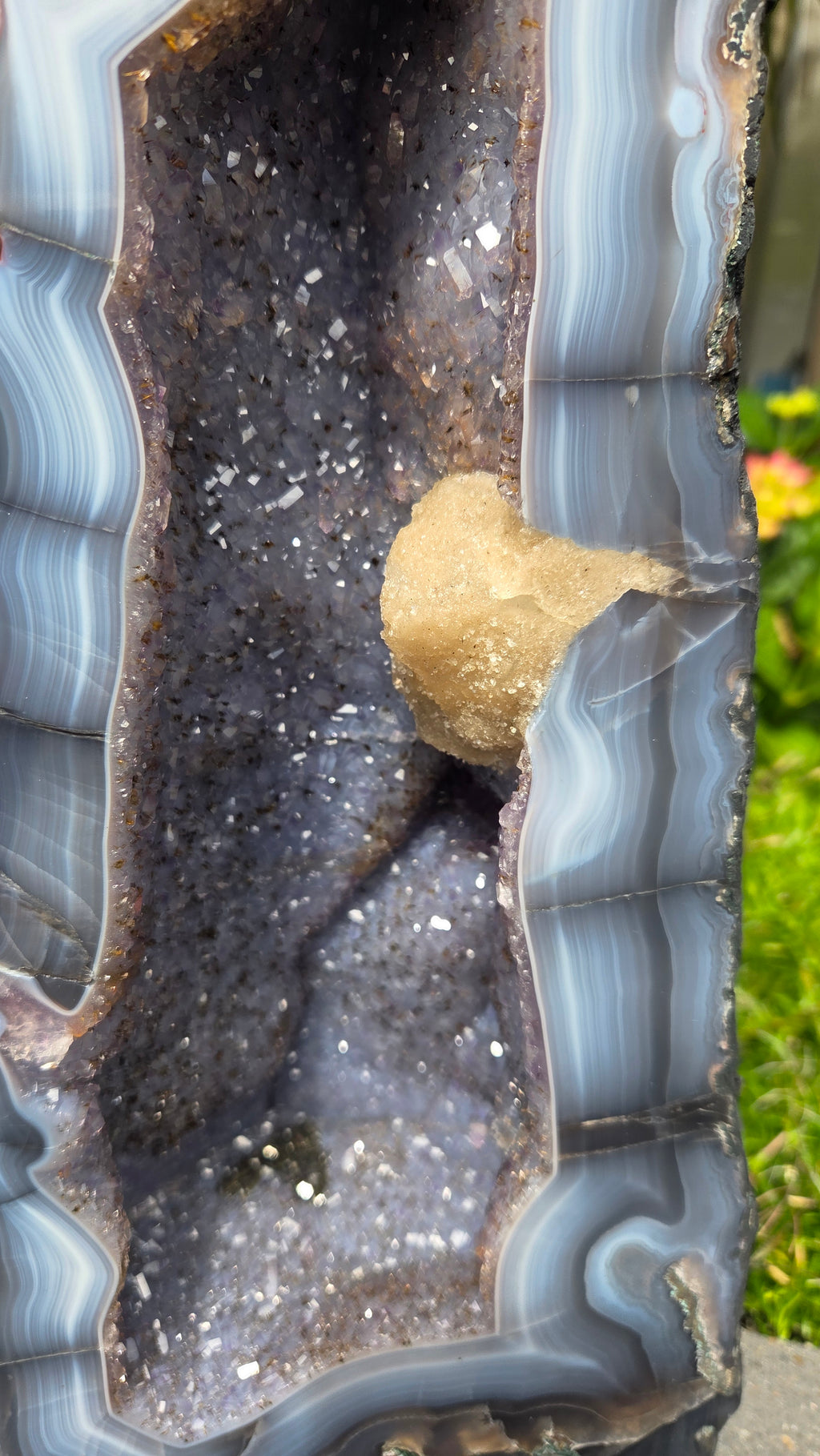Prachtige amethist geode Brazilië