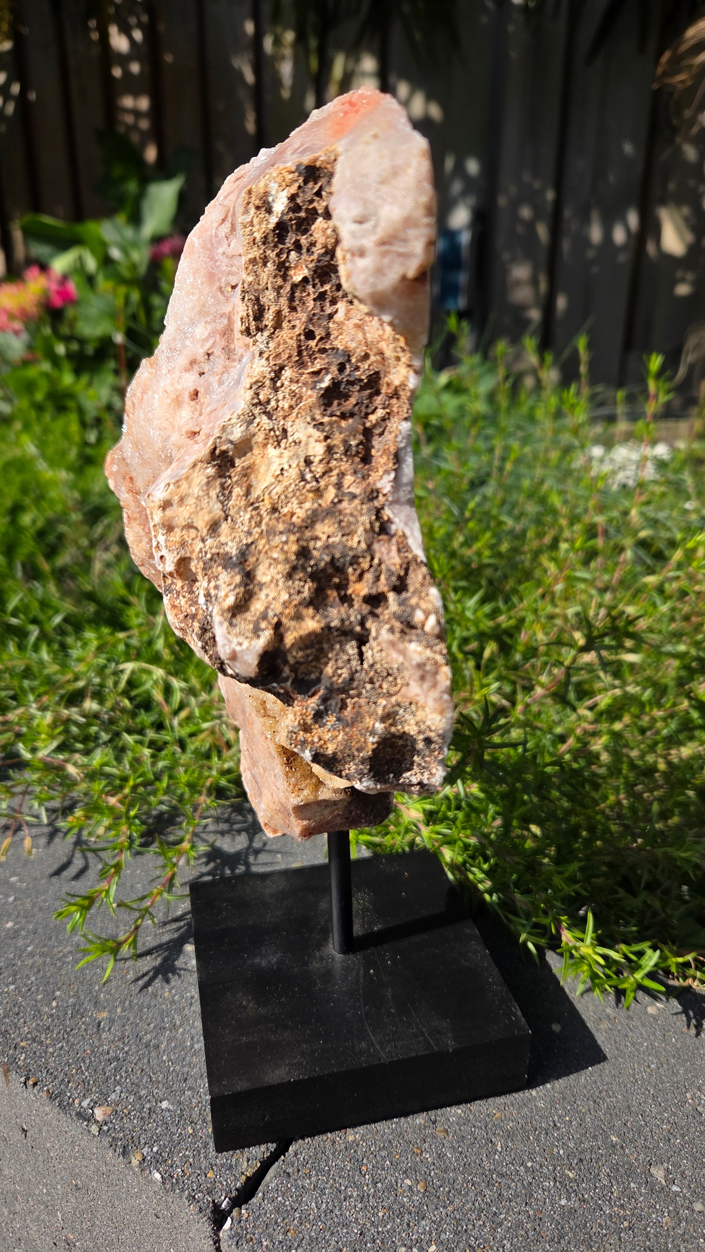 Roze amethist slab