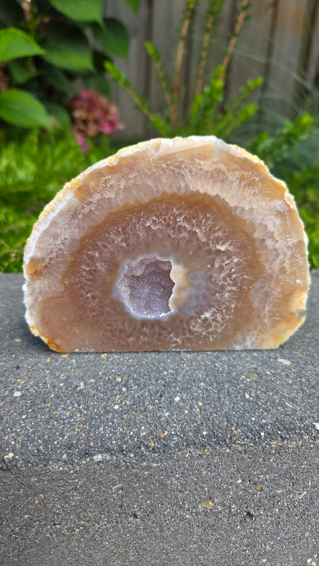 Agaat geode cutbase