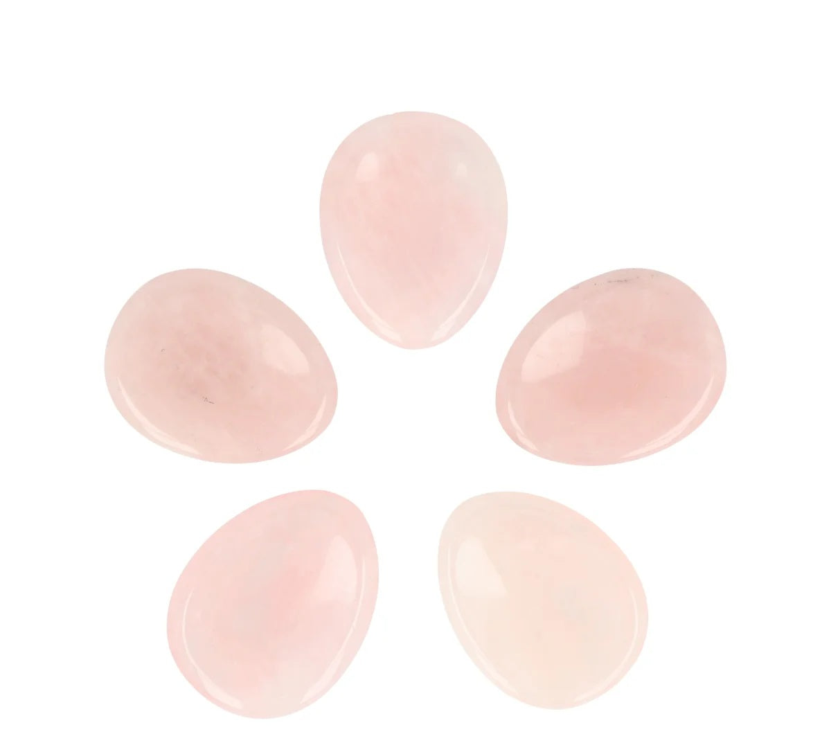 Worry stone rozenkwarts