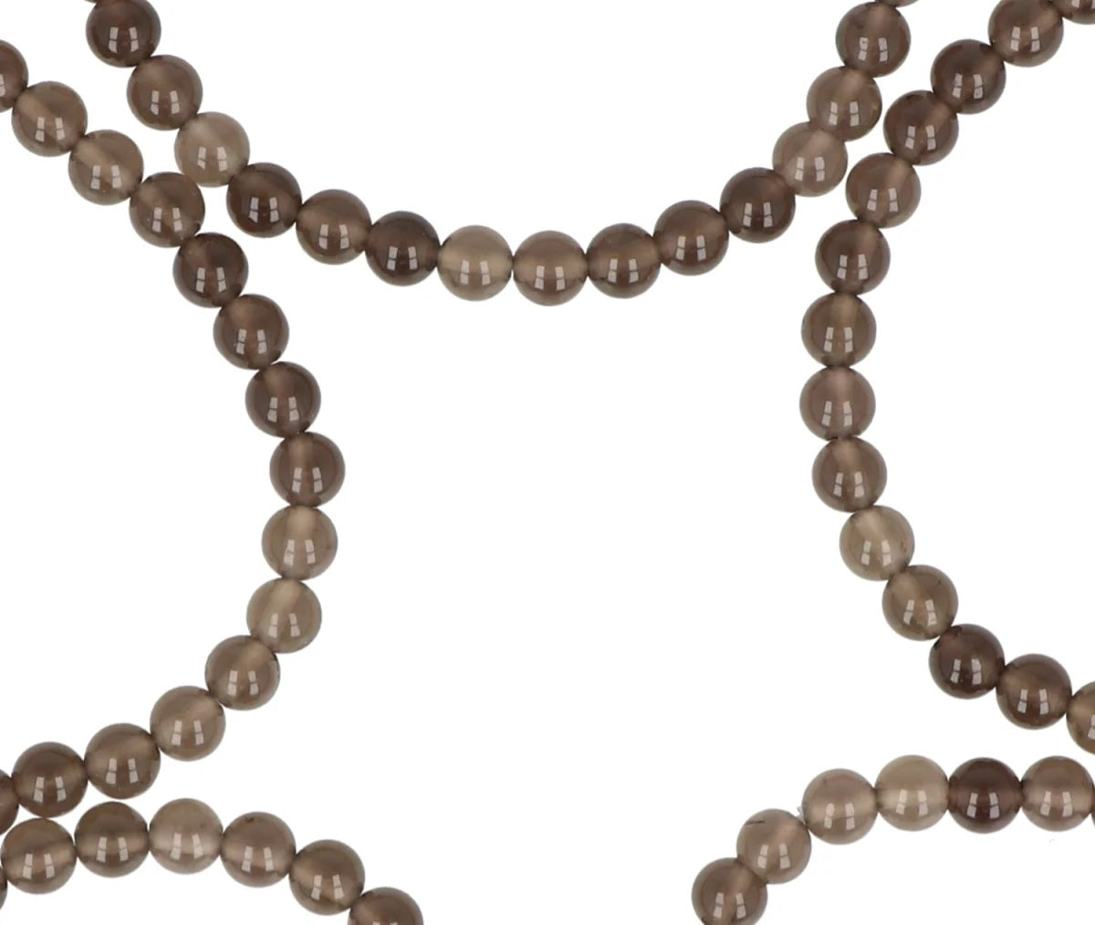 Rookkwarts kinder armband 4 mm
