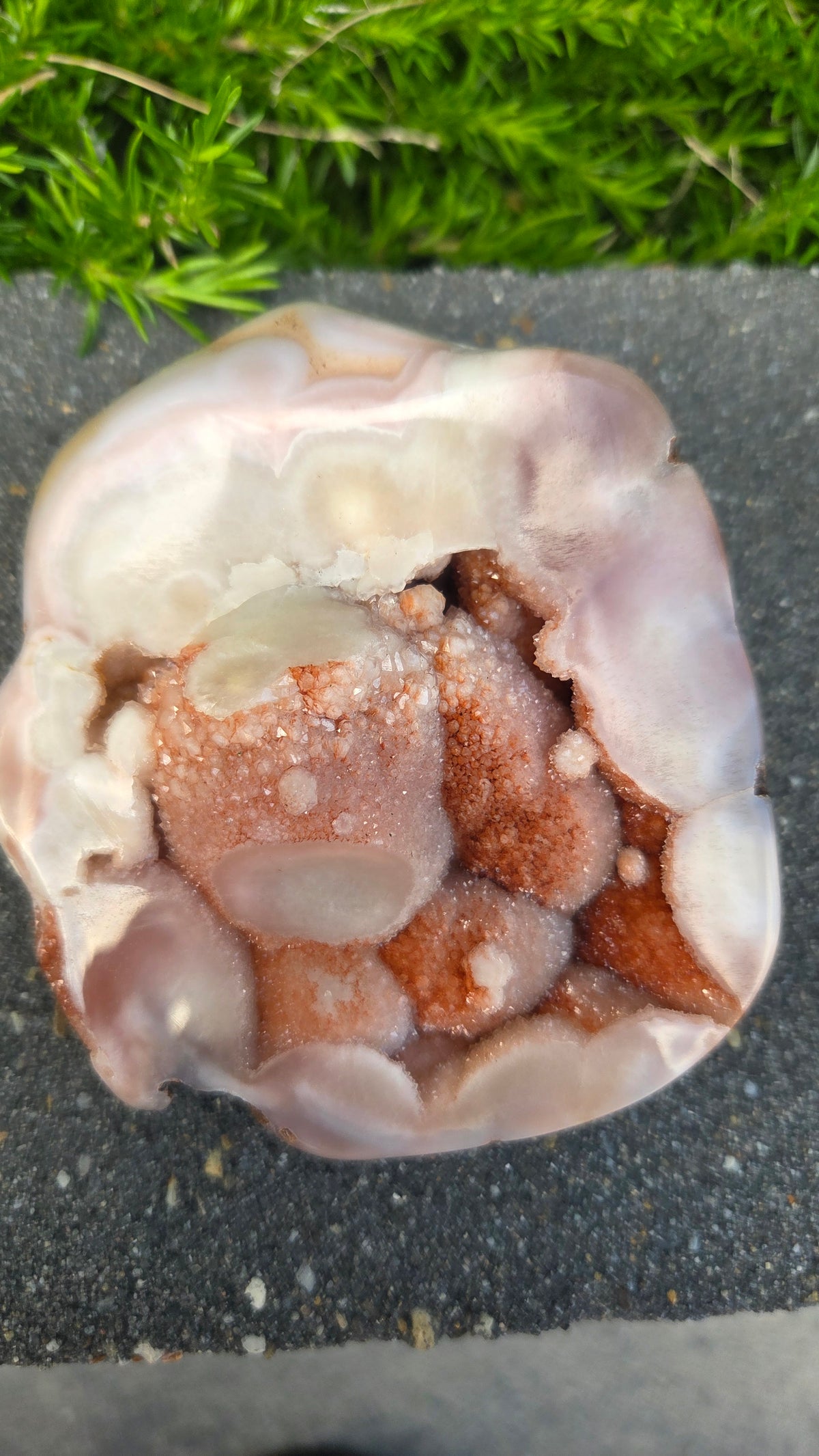 Unieke roze amethist