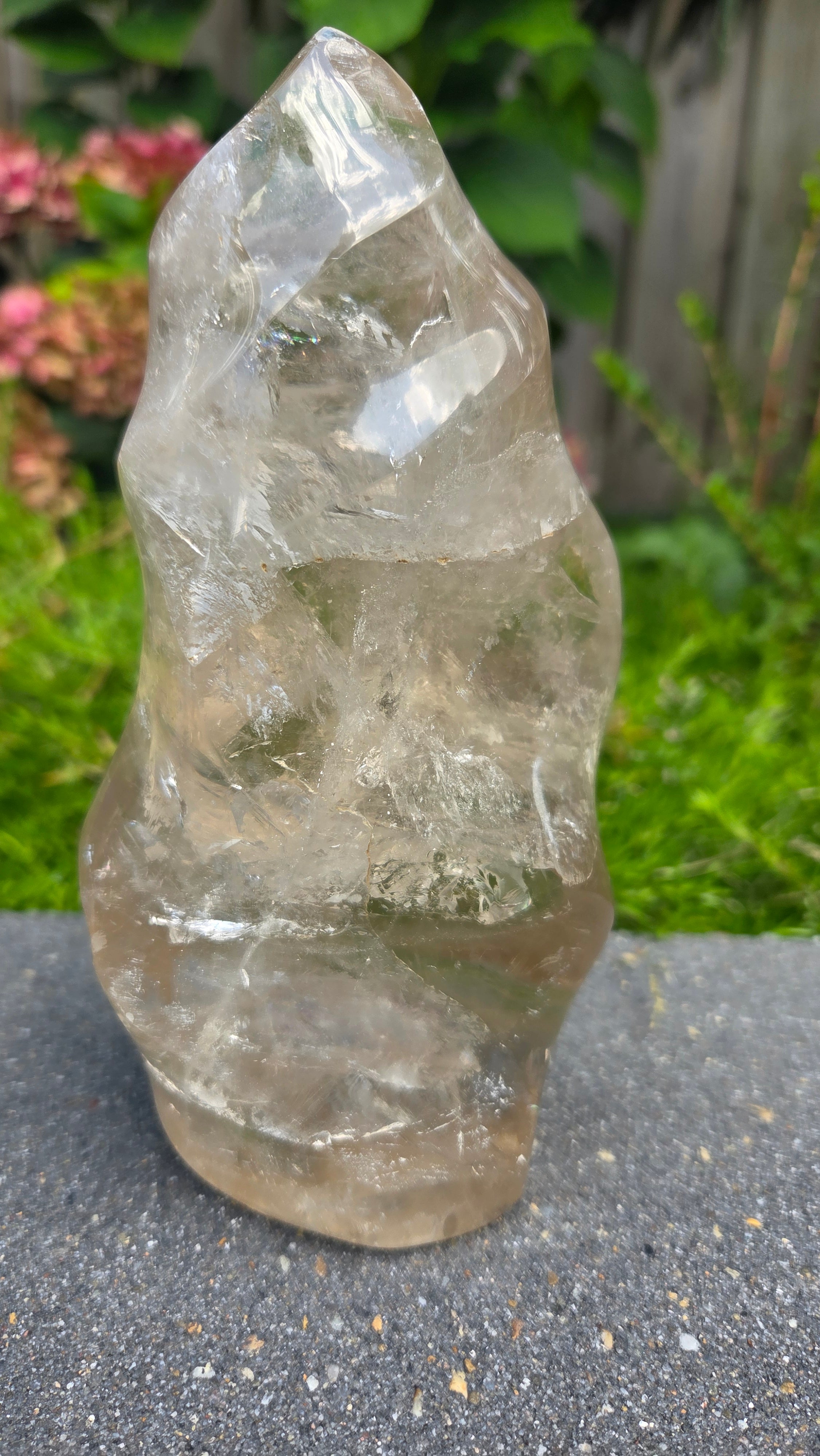 XL bergkristal vlam