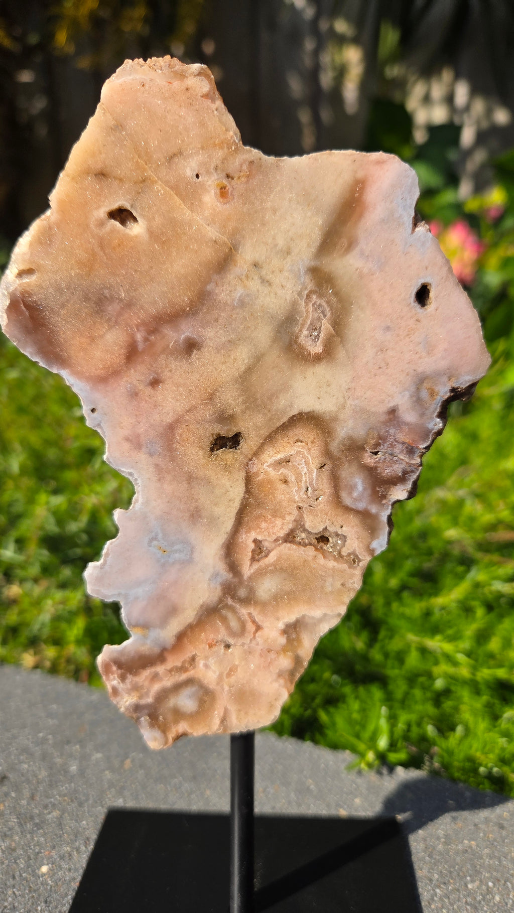 Roze amethist slab