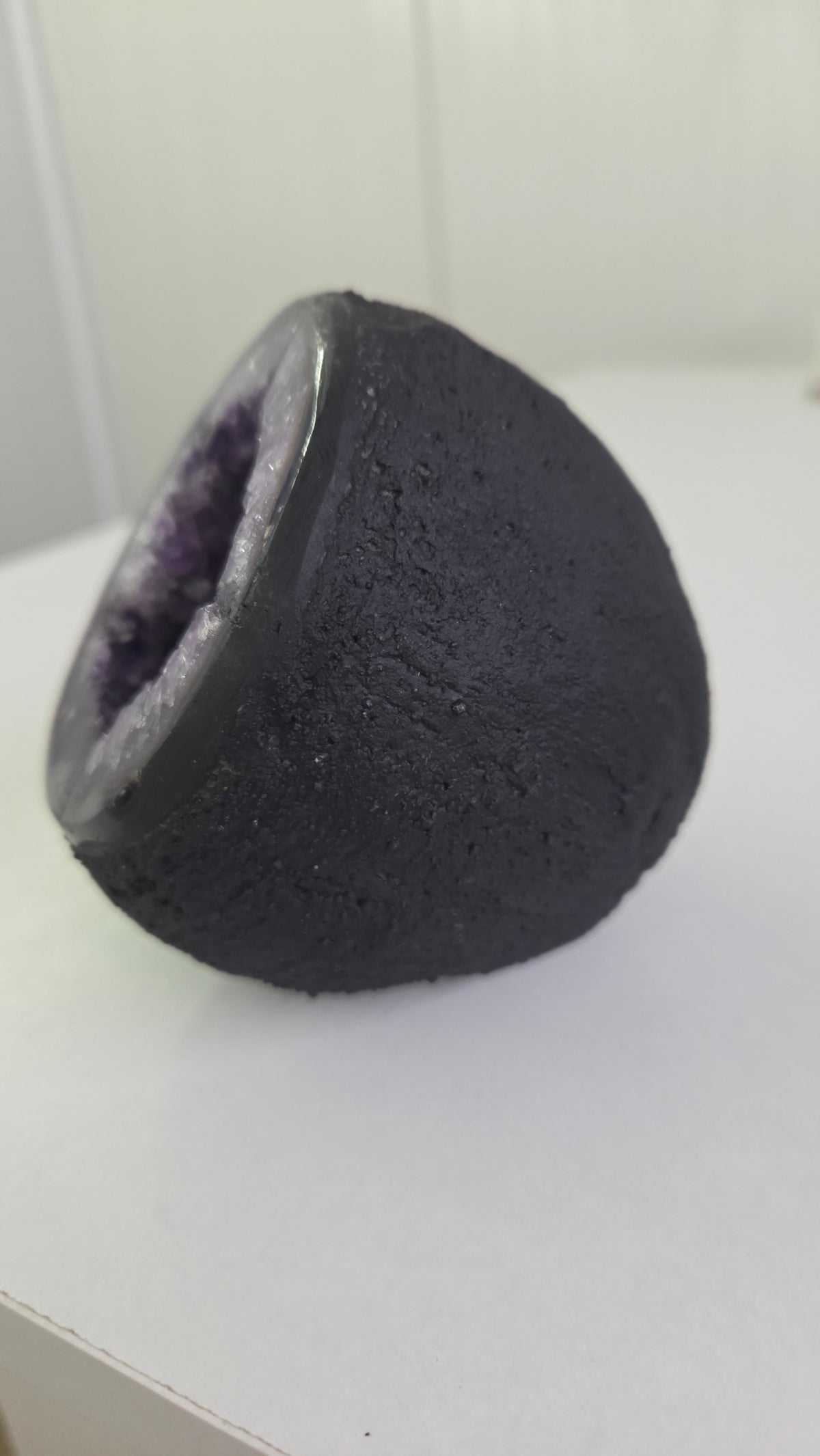Uruguay Amethist met calciet uniek