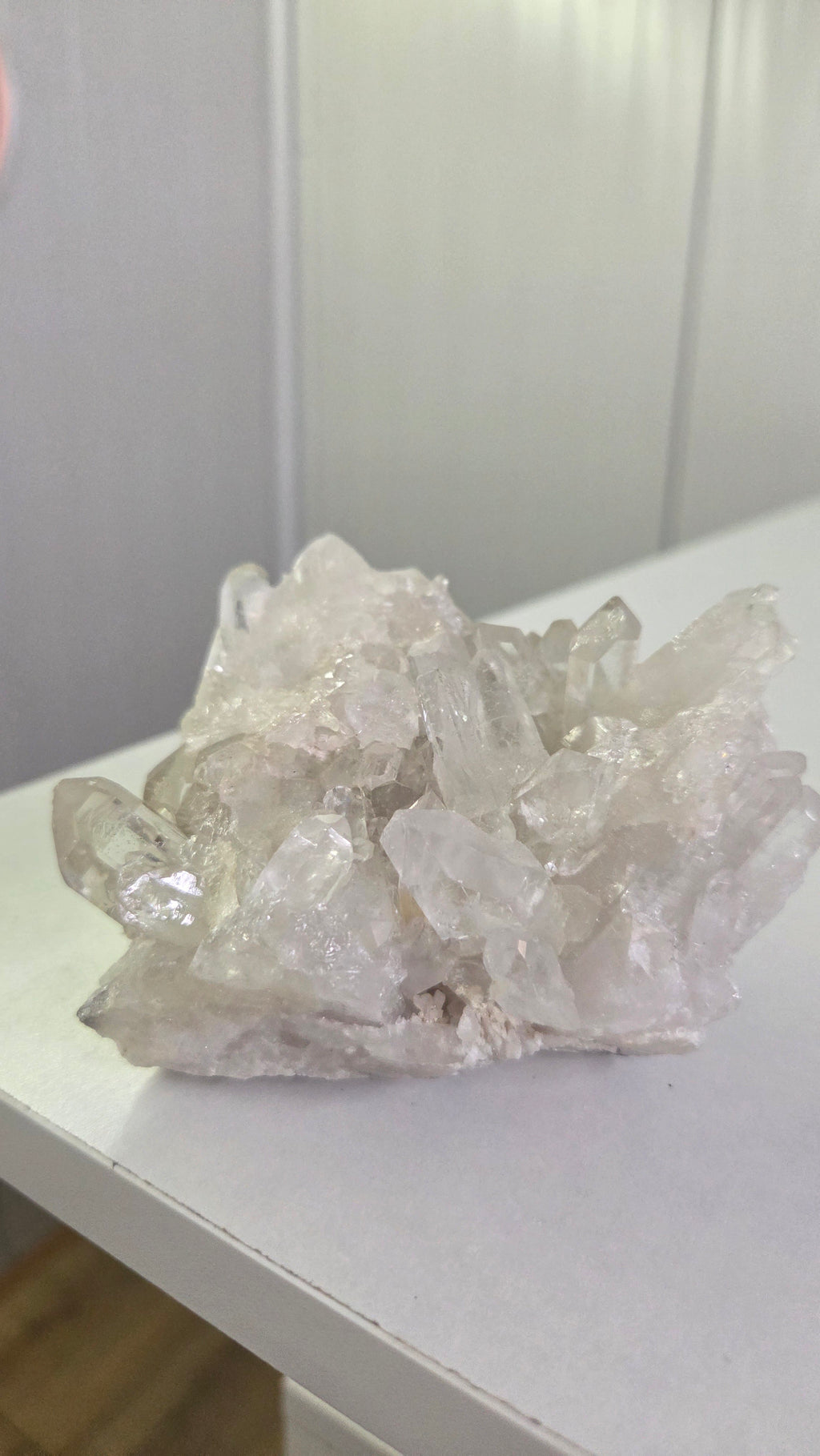 Prachtige bergkristal cluster