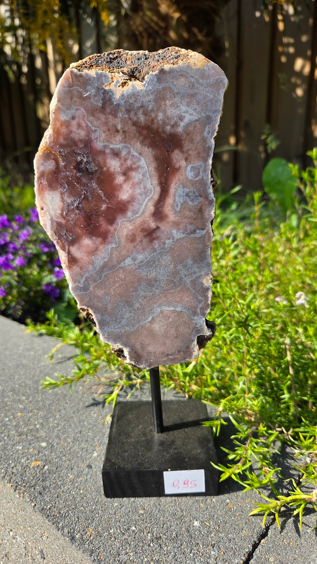 Roze amethist slab