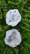 Bergkristal geode set