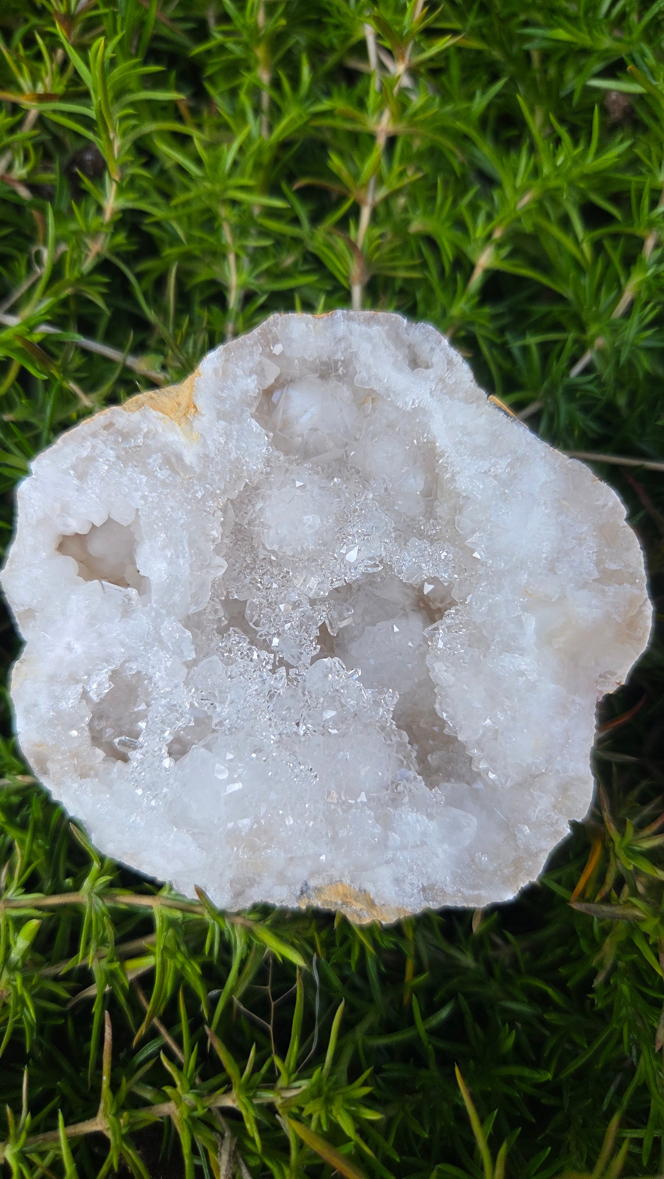 Bergkristal geode set