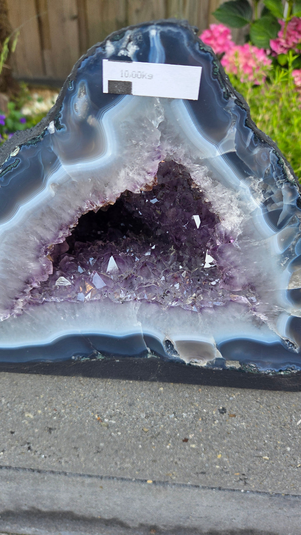 Amethist geode set