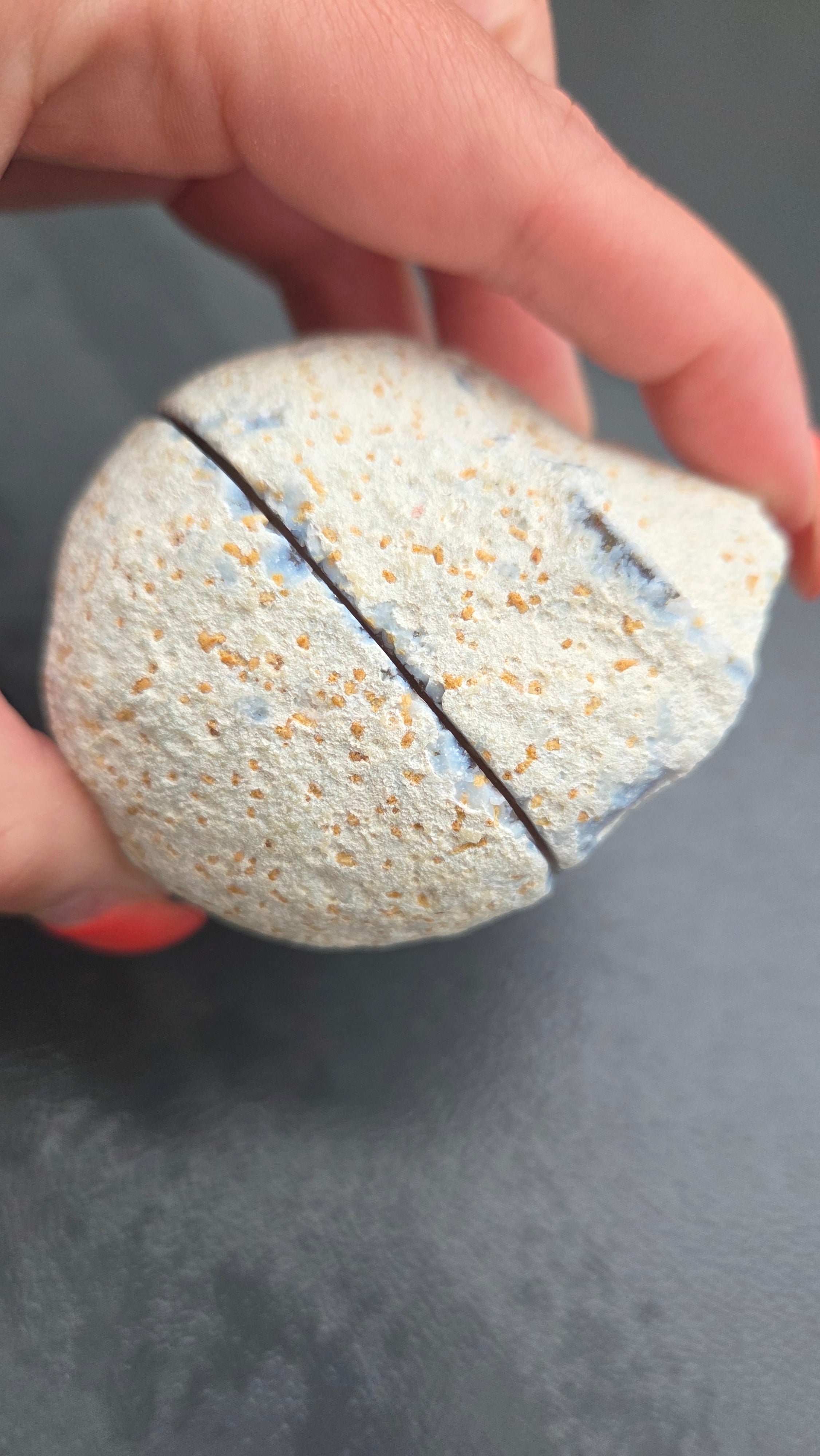 Agaat geode paar