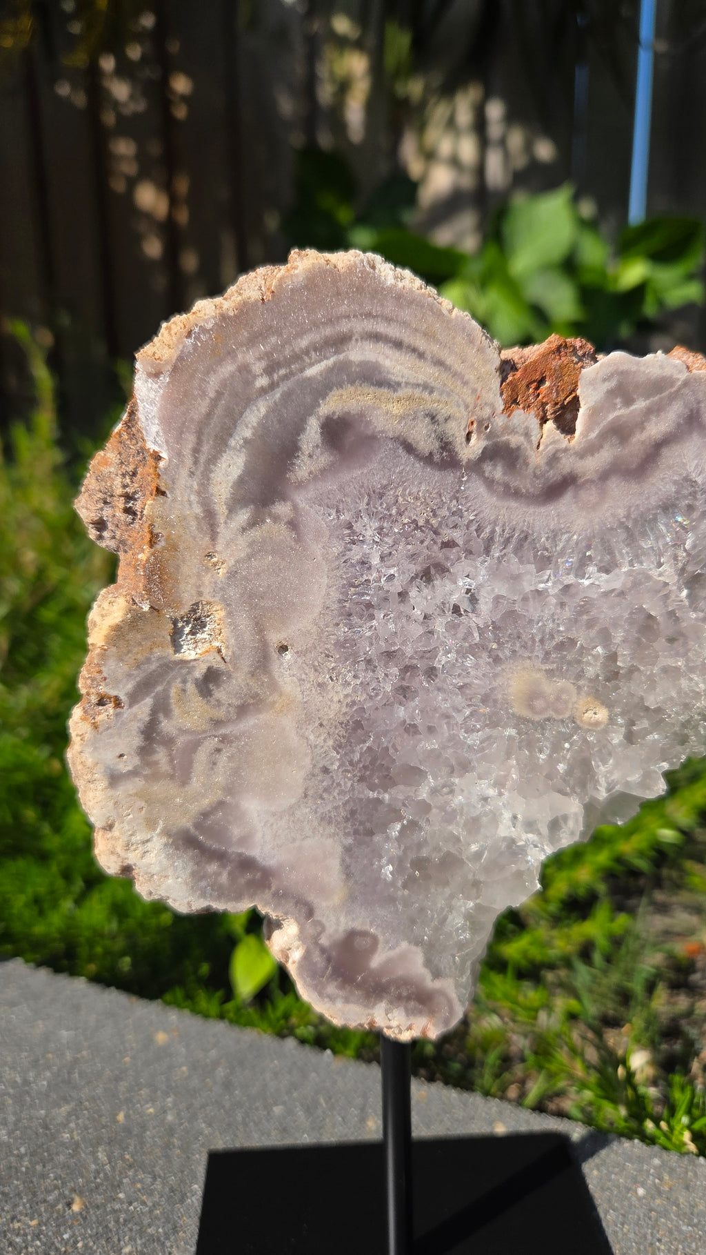 Roze amethist slab