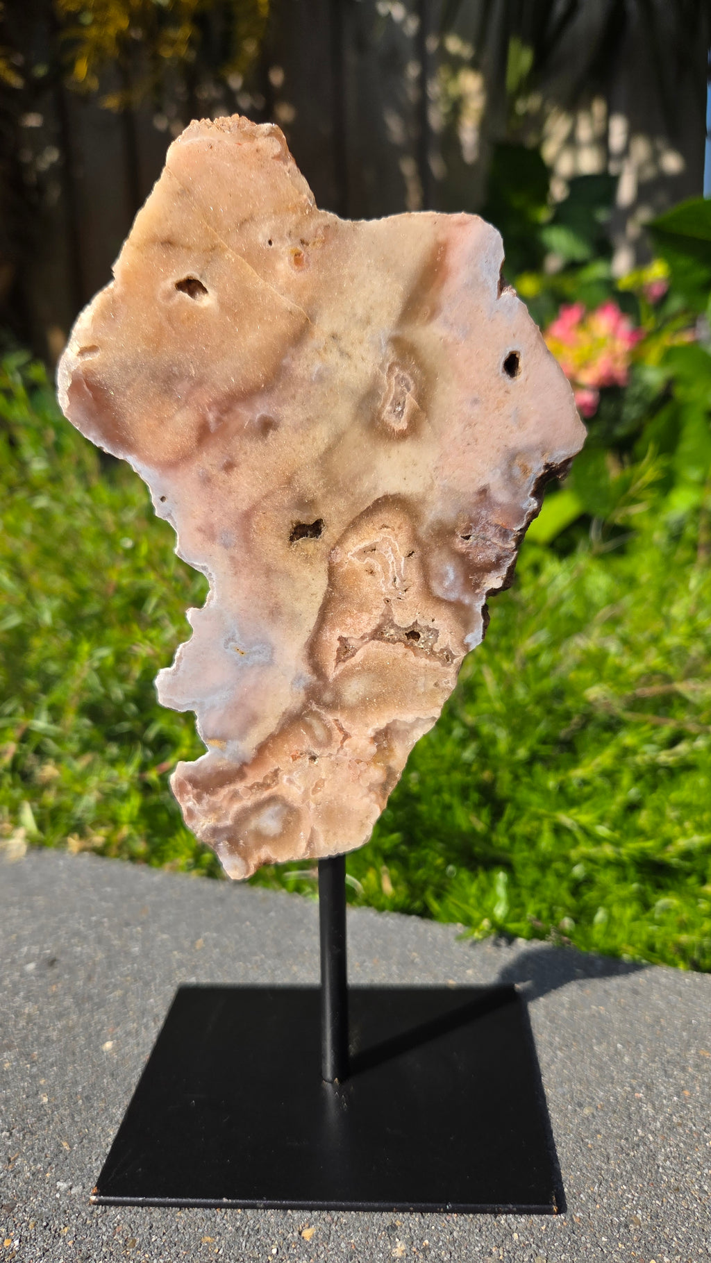 Roze amethist slab