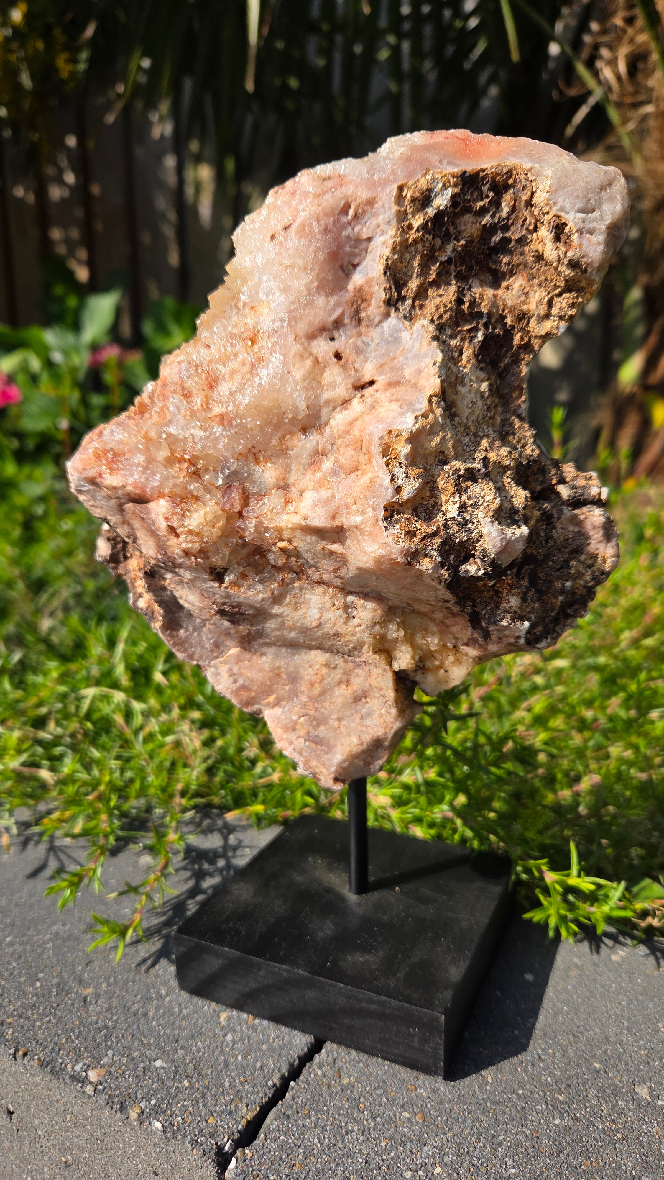 Roze amethist slab