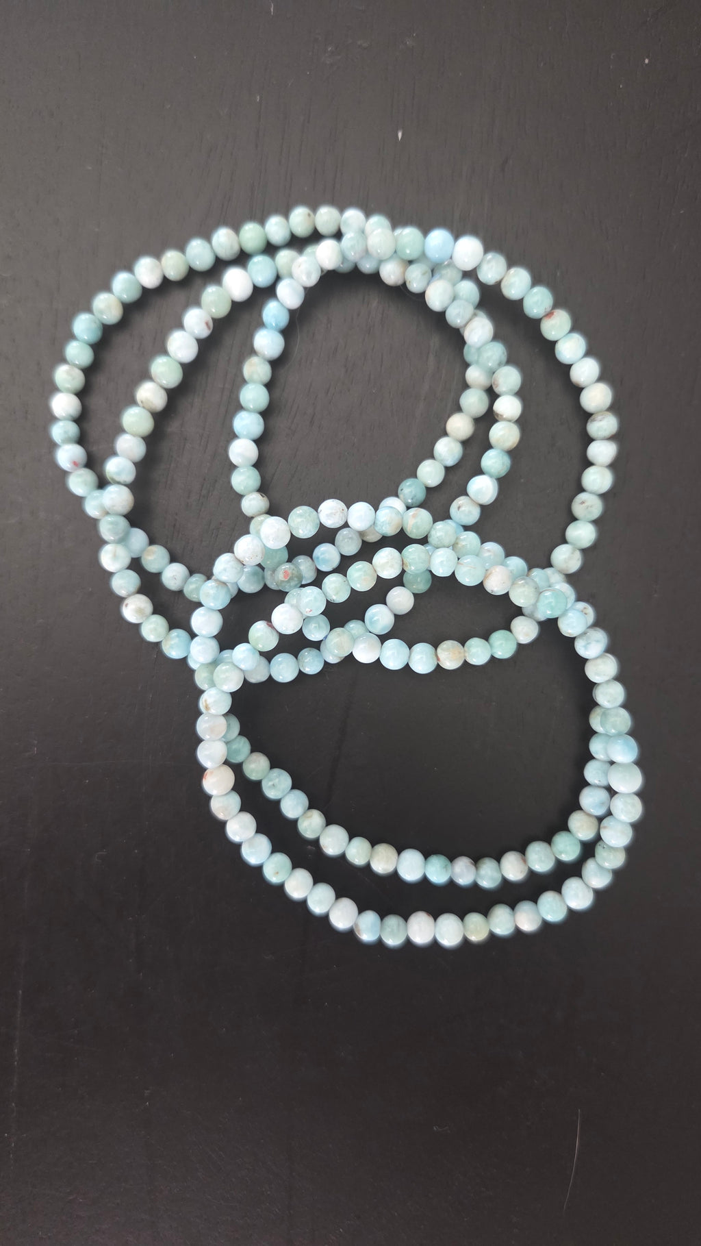 Larimar armband uit de Dominicaanse Republiek AA+ 4 mm