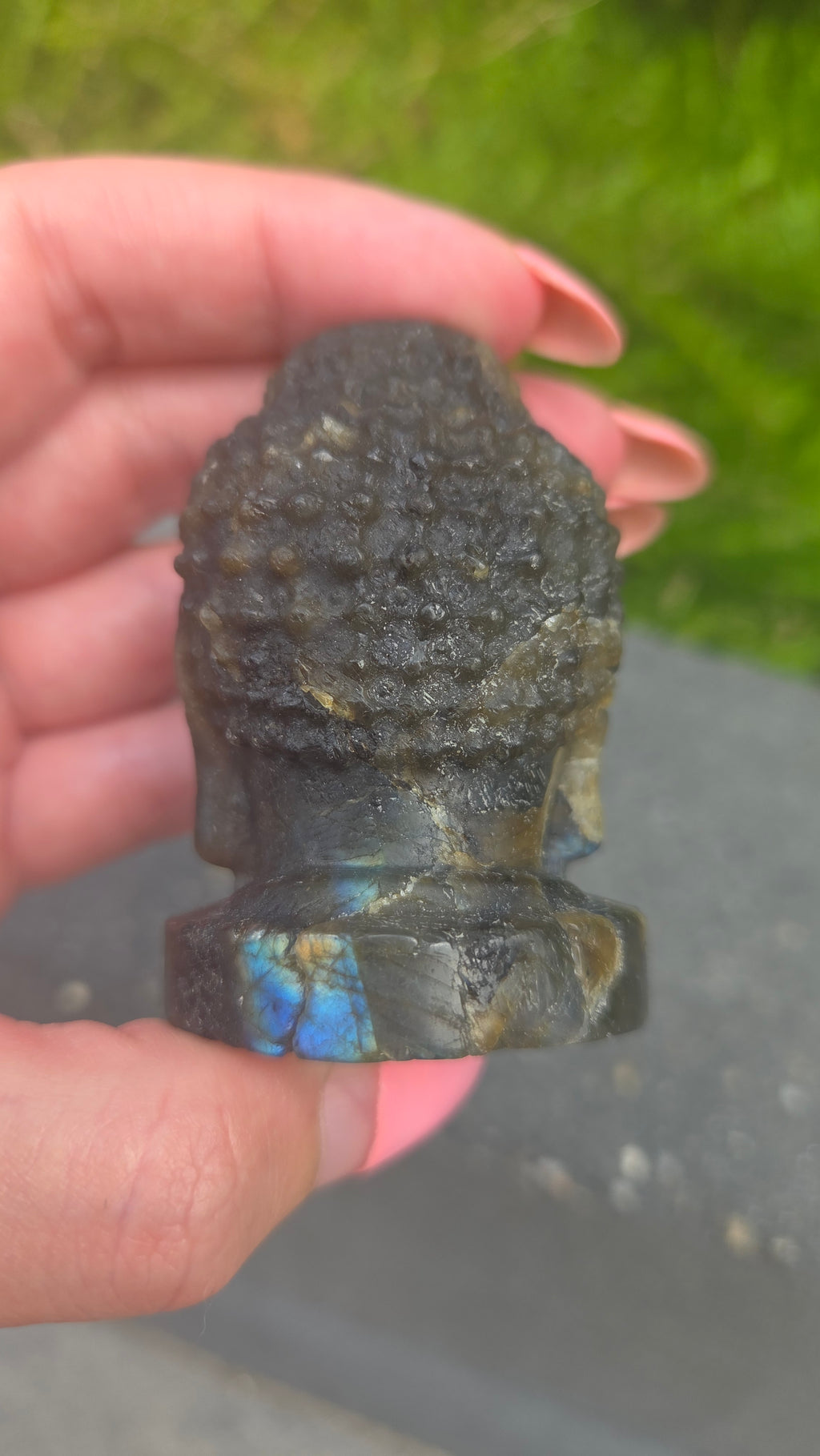 Labradoriet buddha