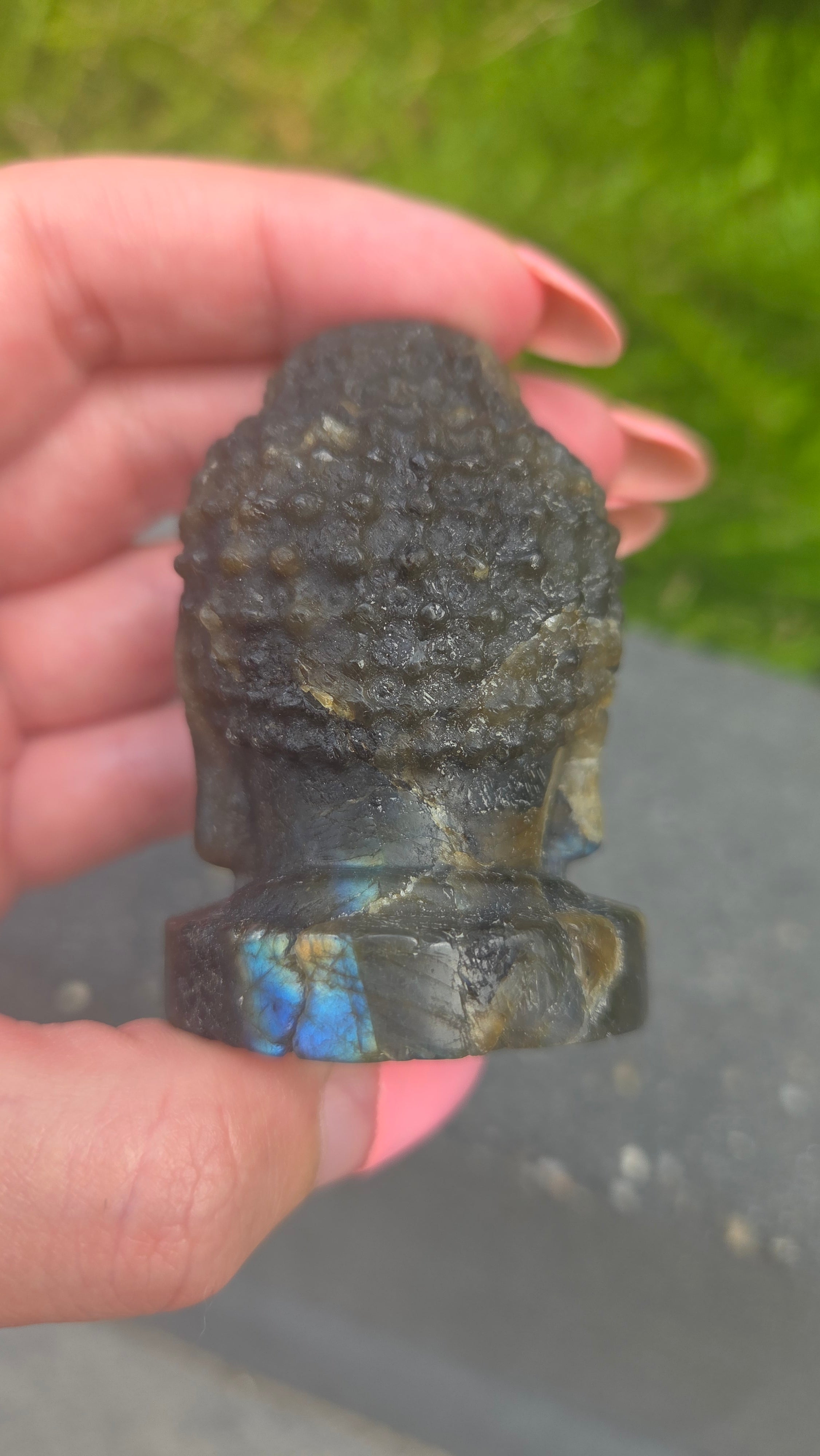 Labradoriet buddha