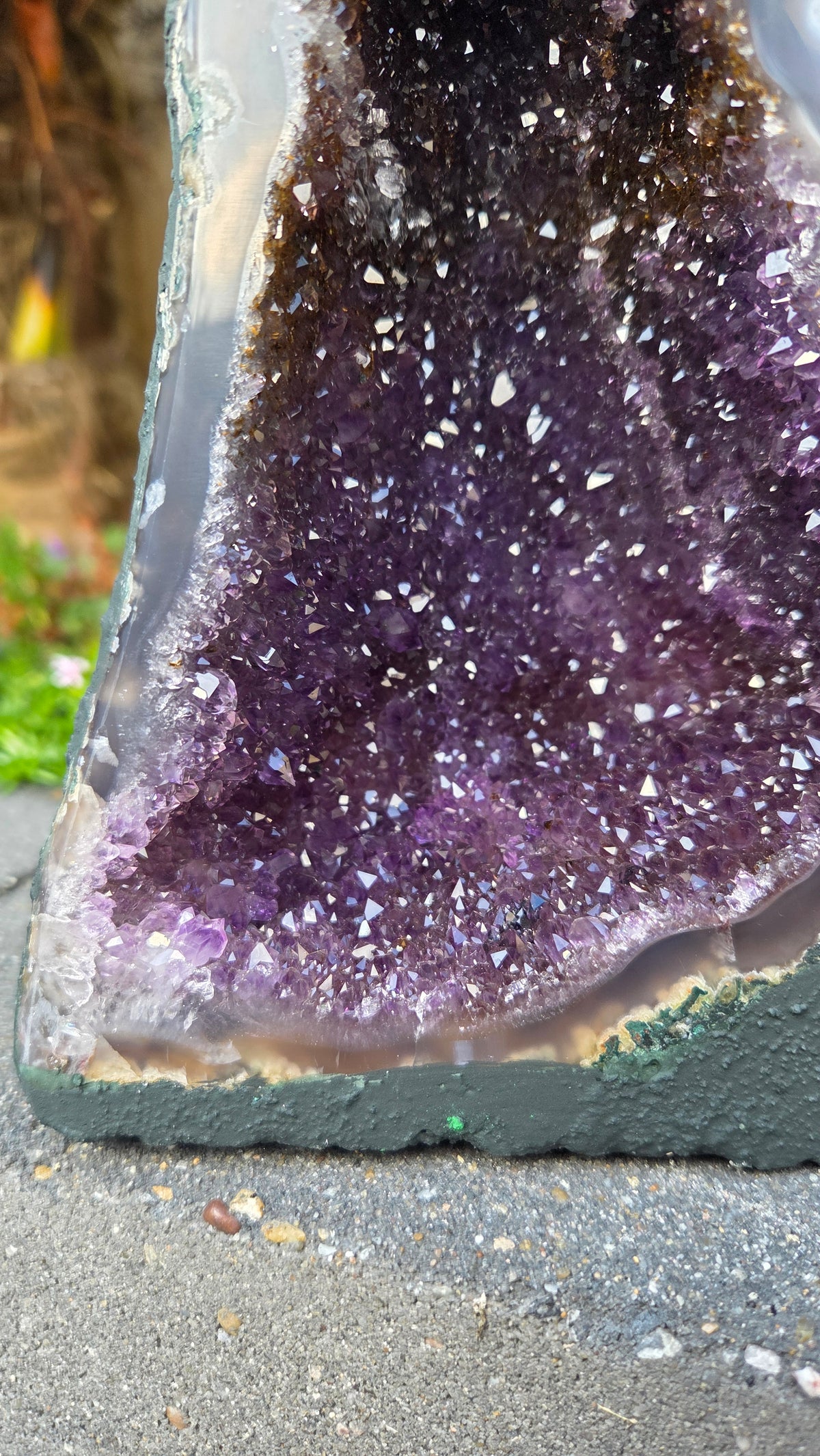Galaxy amethist geode