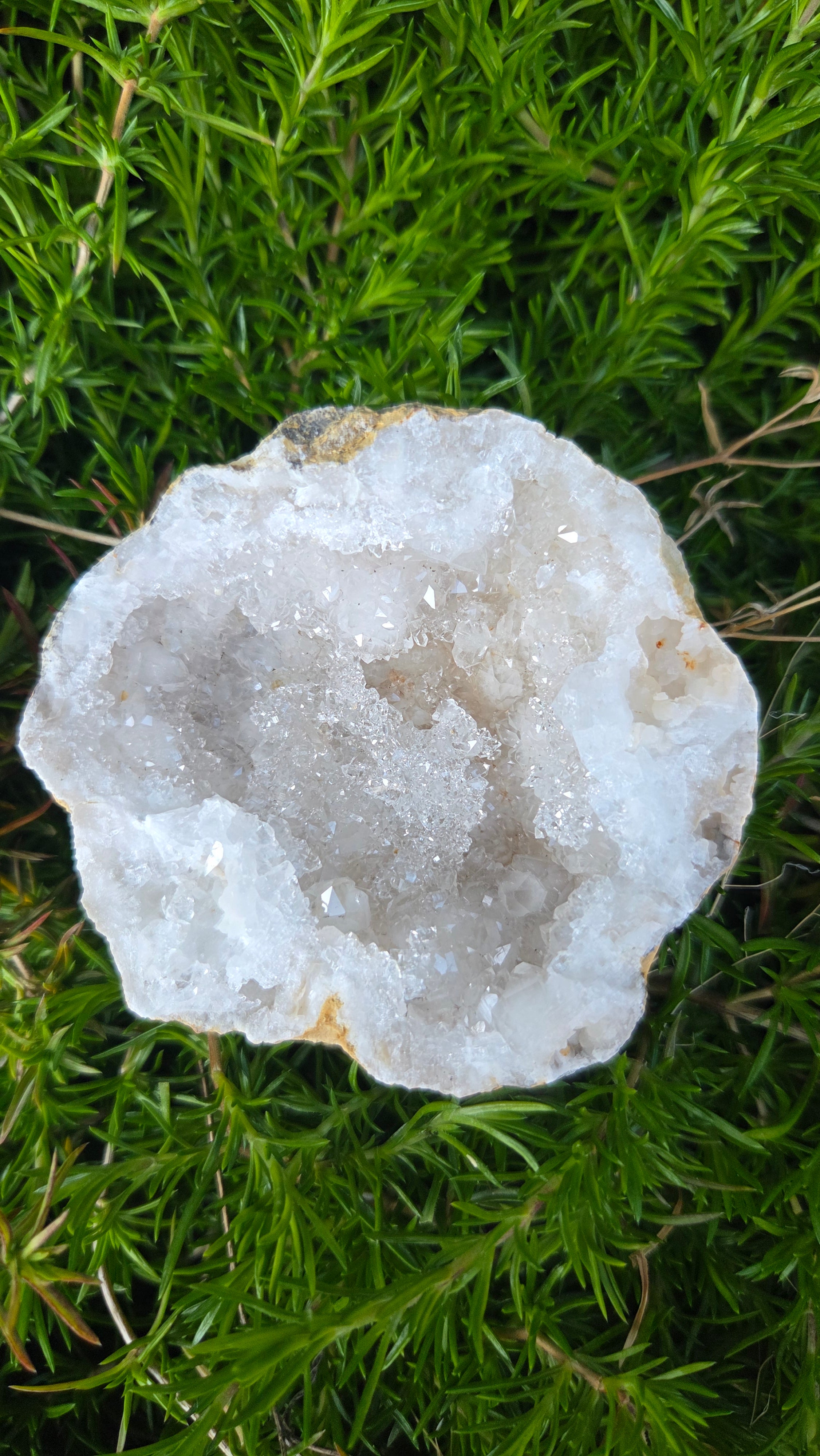Bergkristal geode set