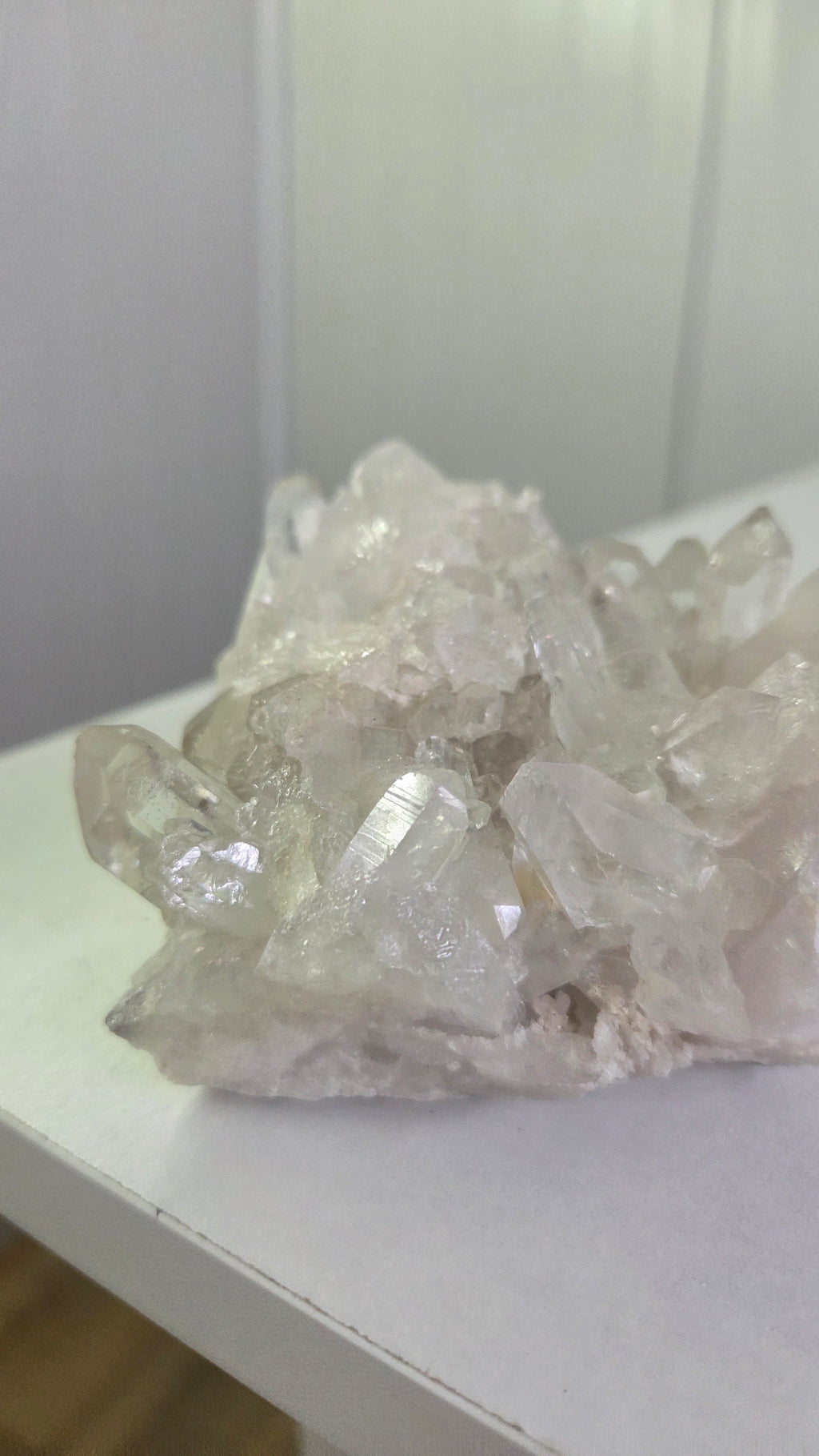 Prachtige bergkristal cluster