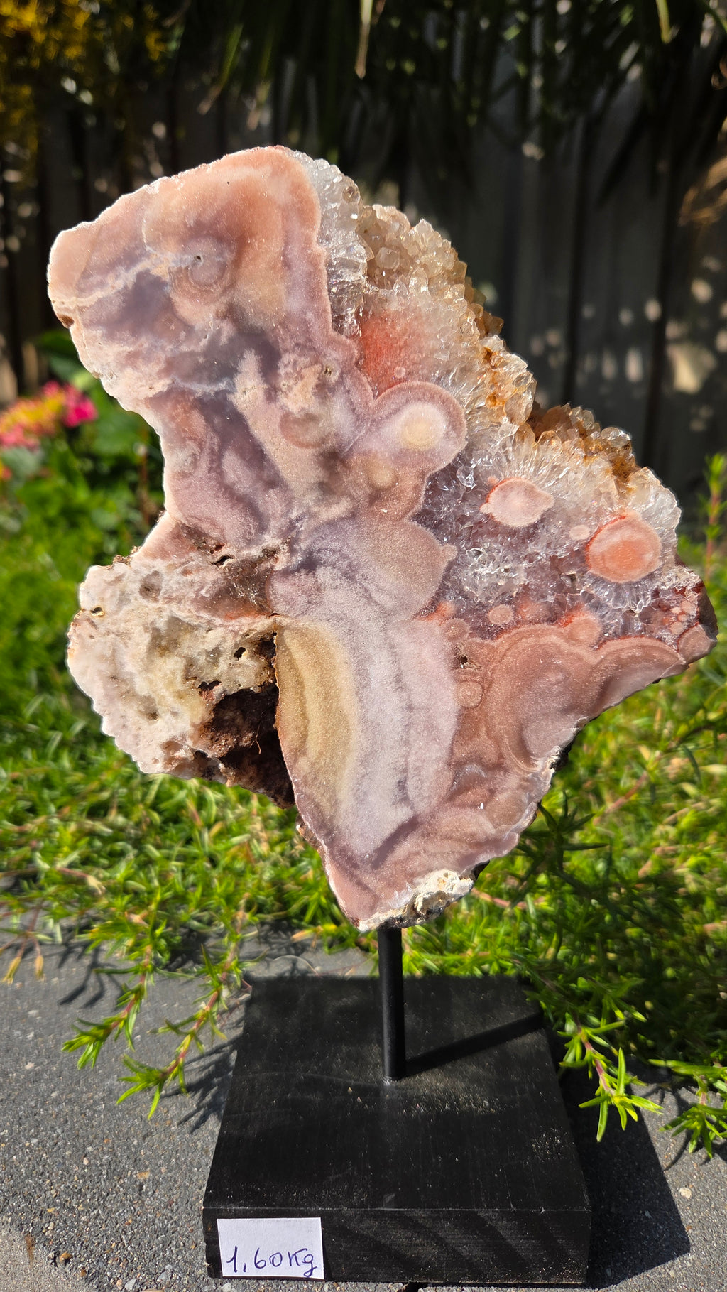 Roze amethist slab