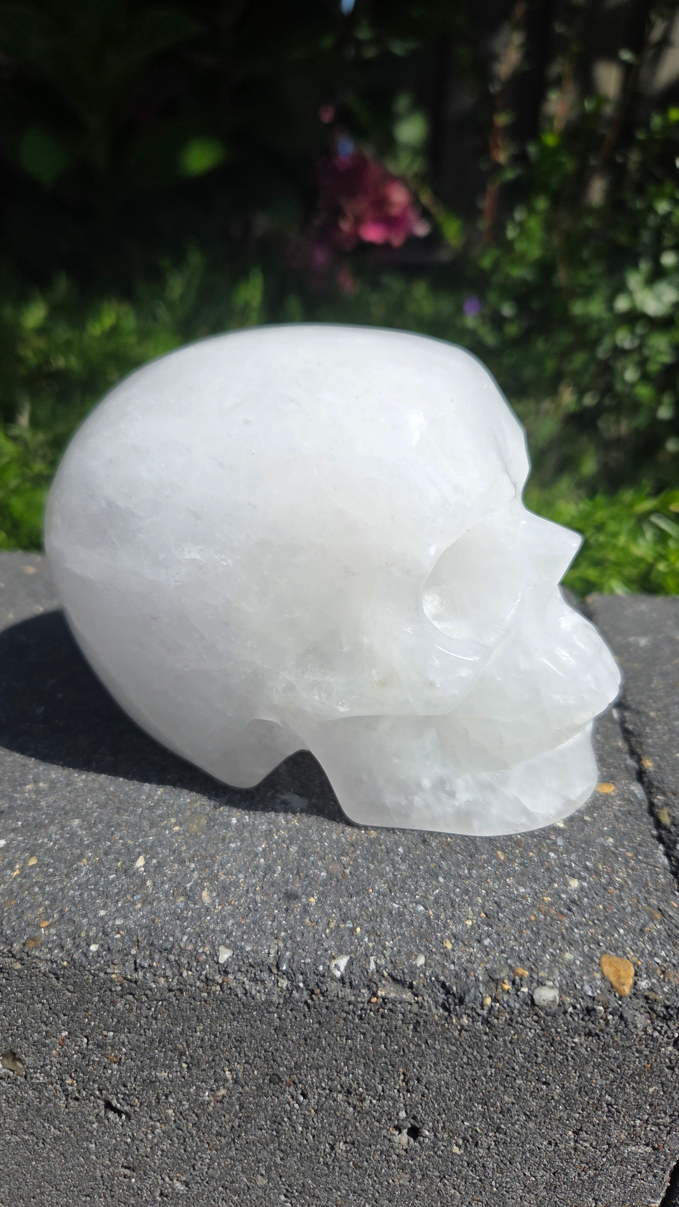 Bergkristal skull