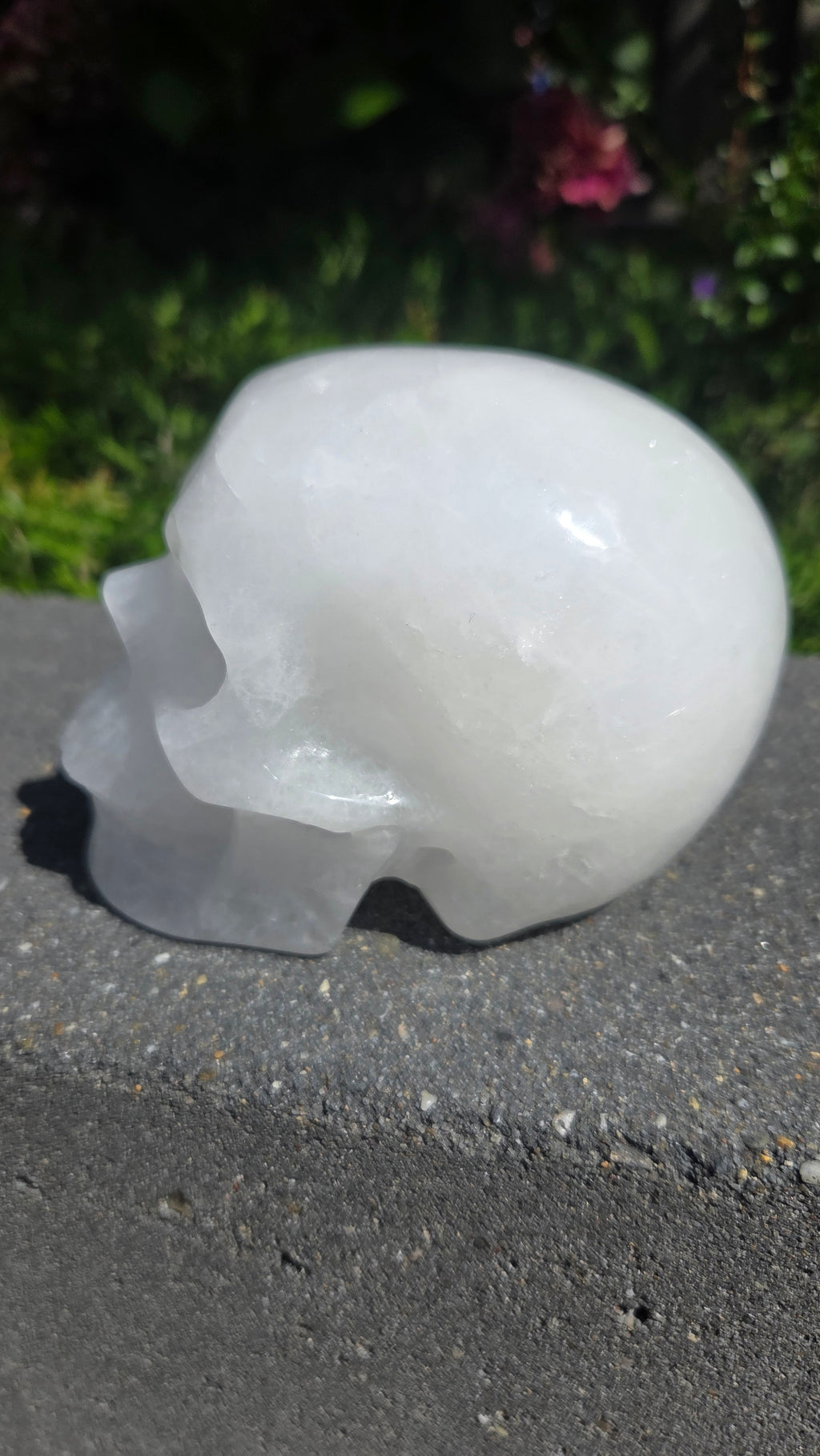 Bergkristal skull