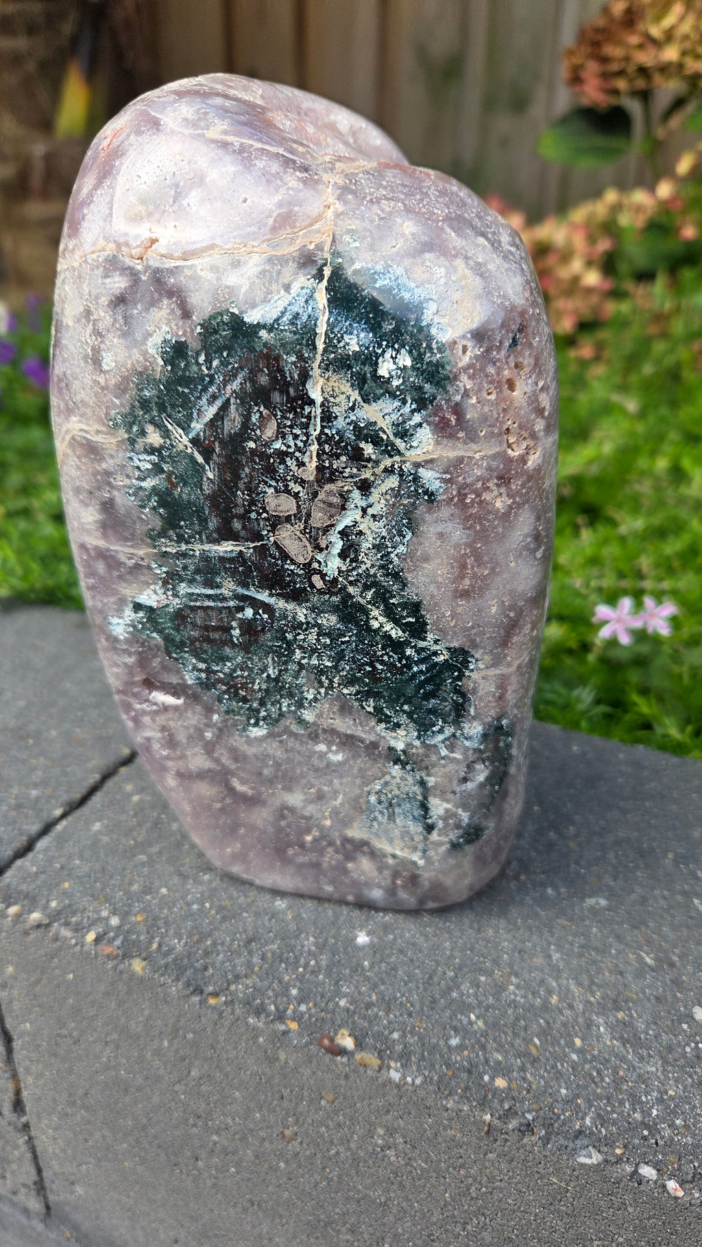 Unieke roze amethist