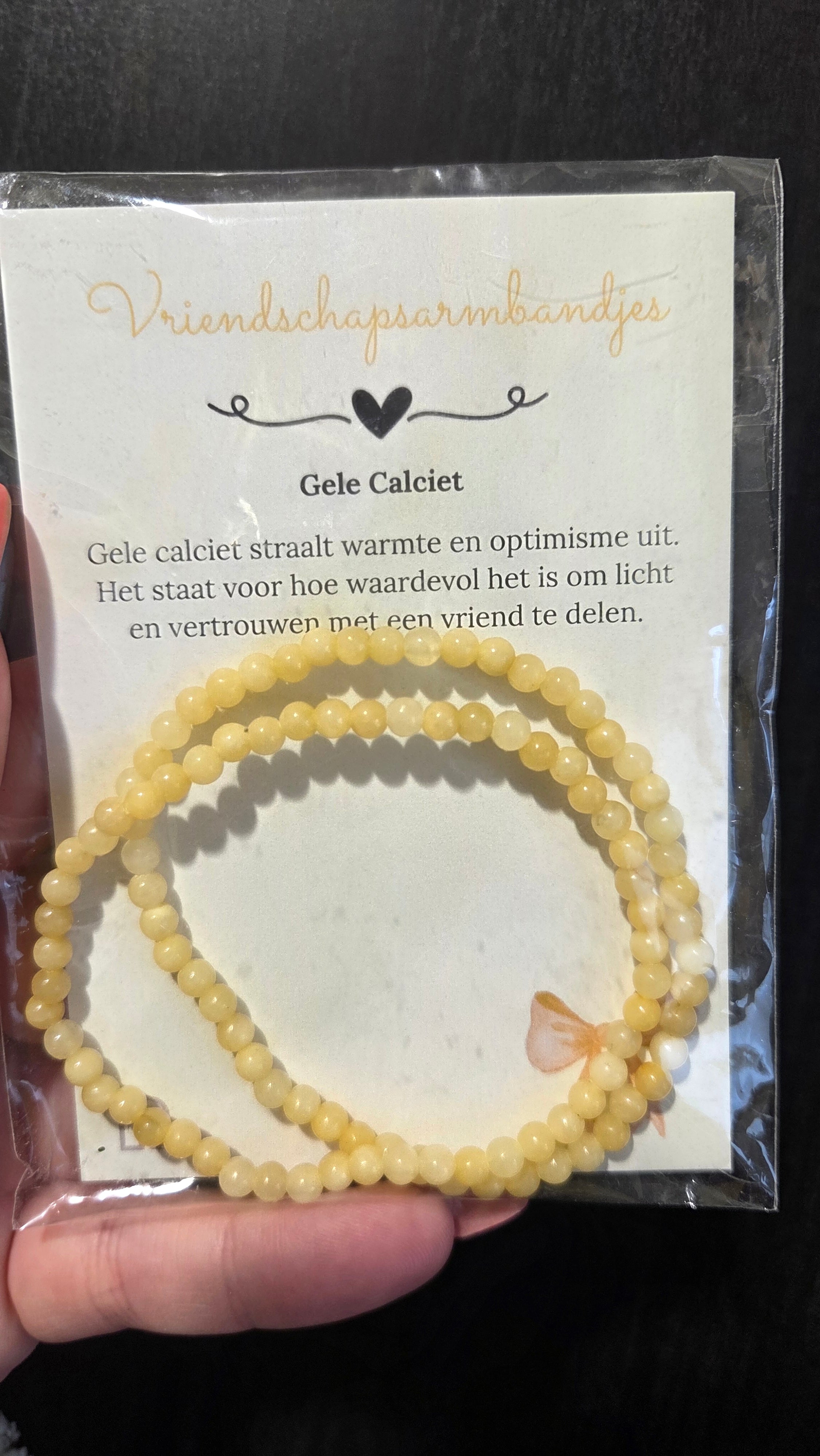 Vriendschapsarmband calciet