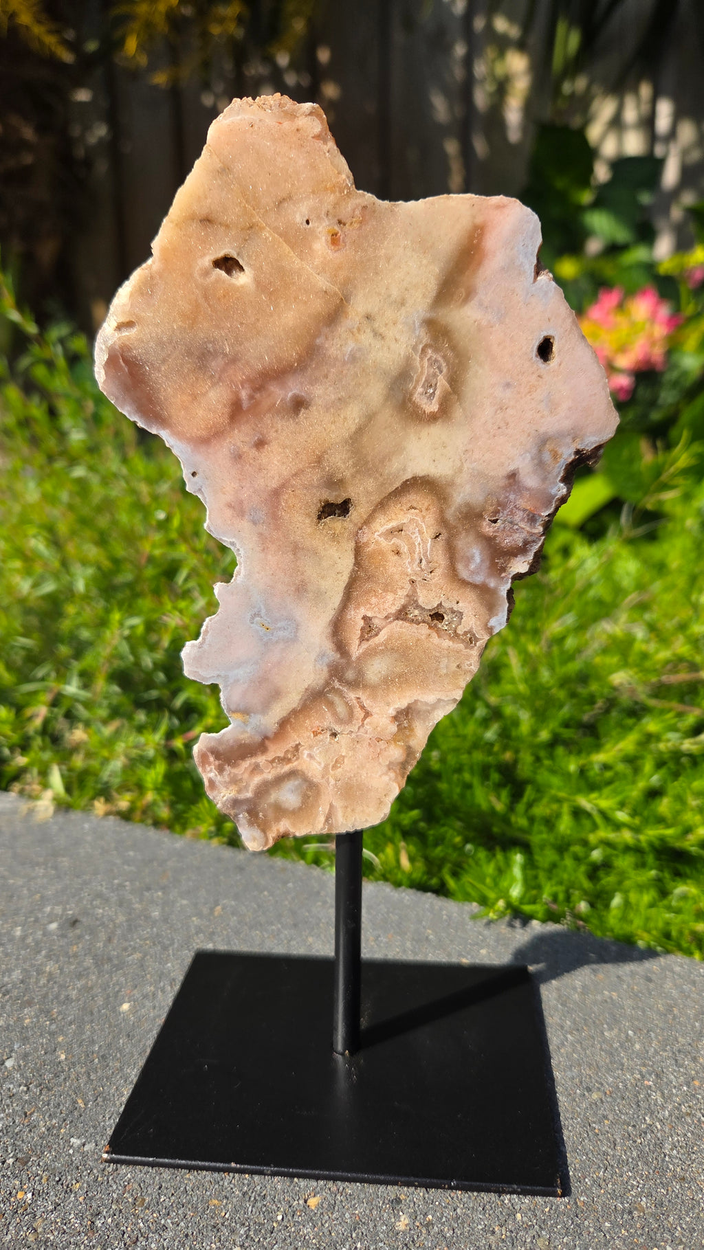 Roze amethist slab