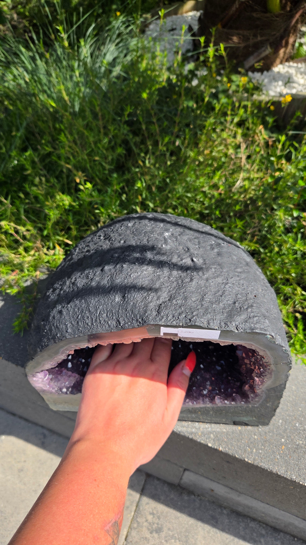 Prachtige amethist geode