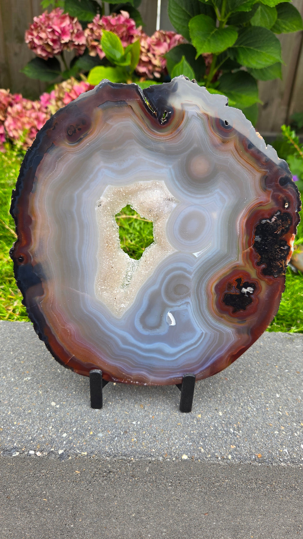 Unieke agaat slab