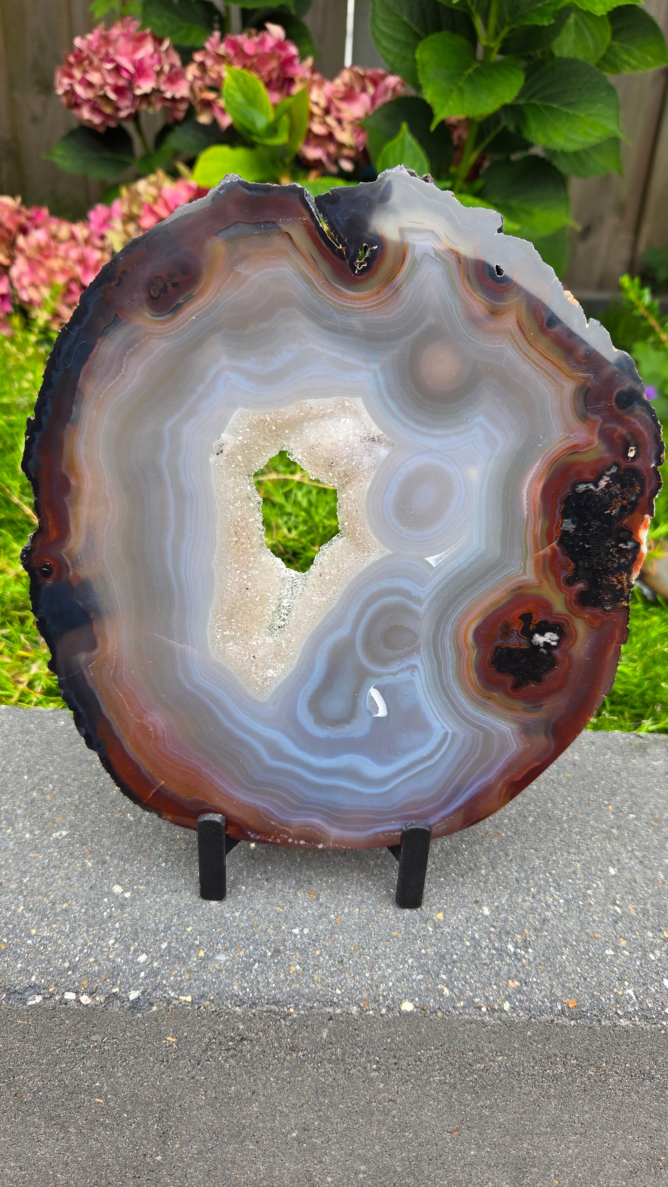 Unieke agaat slab