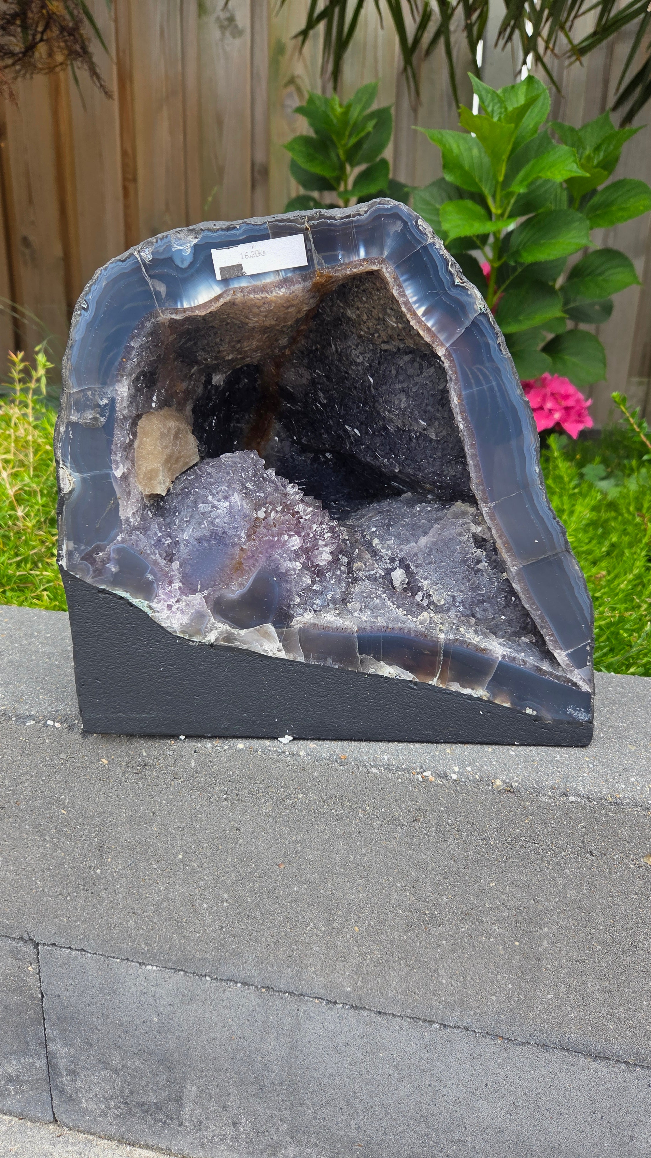 Amethist geode Brazilië