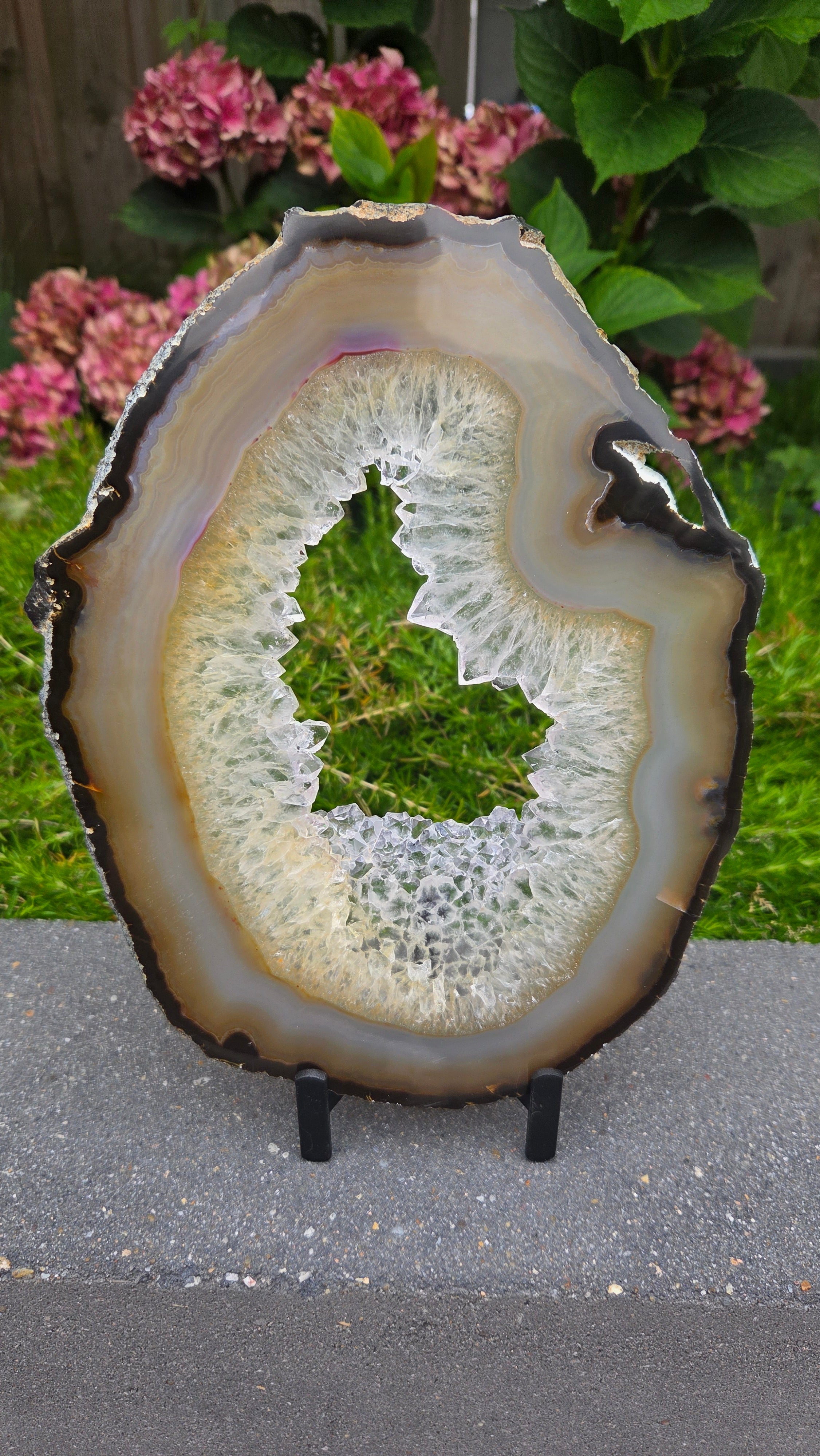 Unieke agaat slab