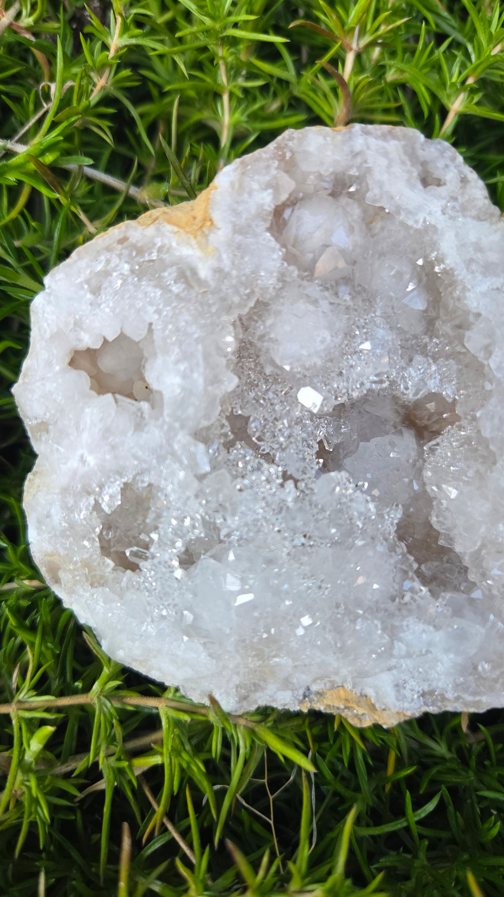 Bergkristal geode set