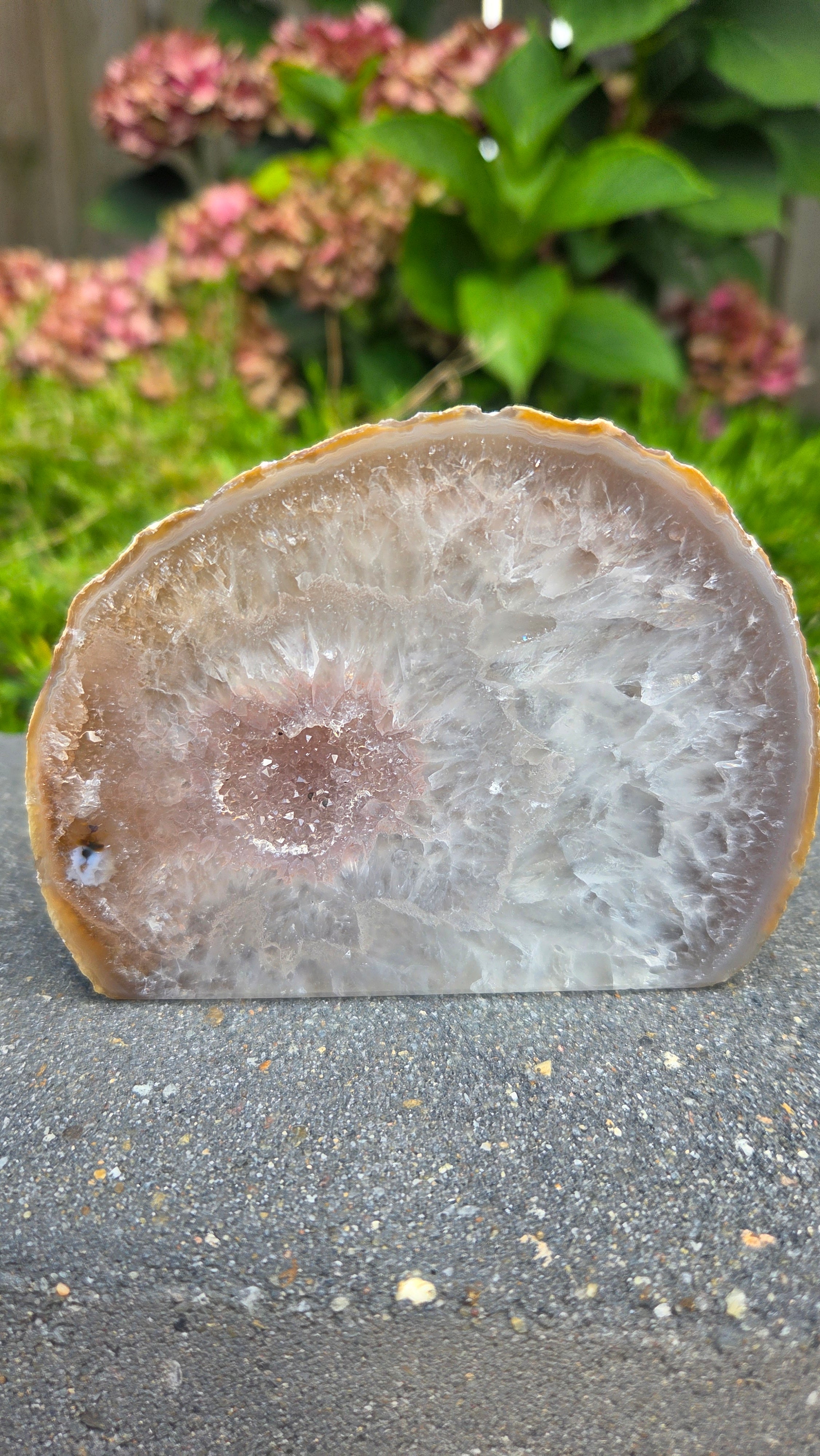 Agaat geode cutbase